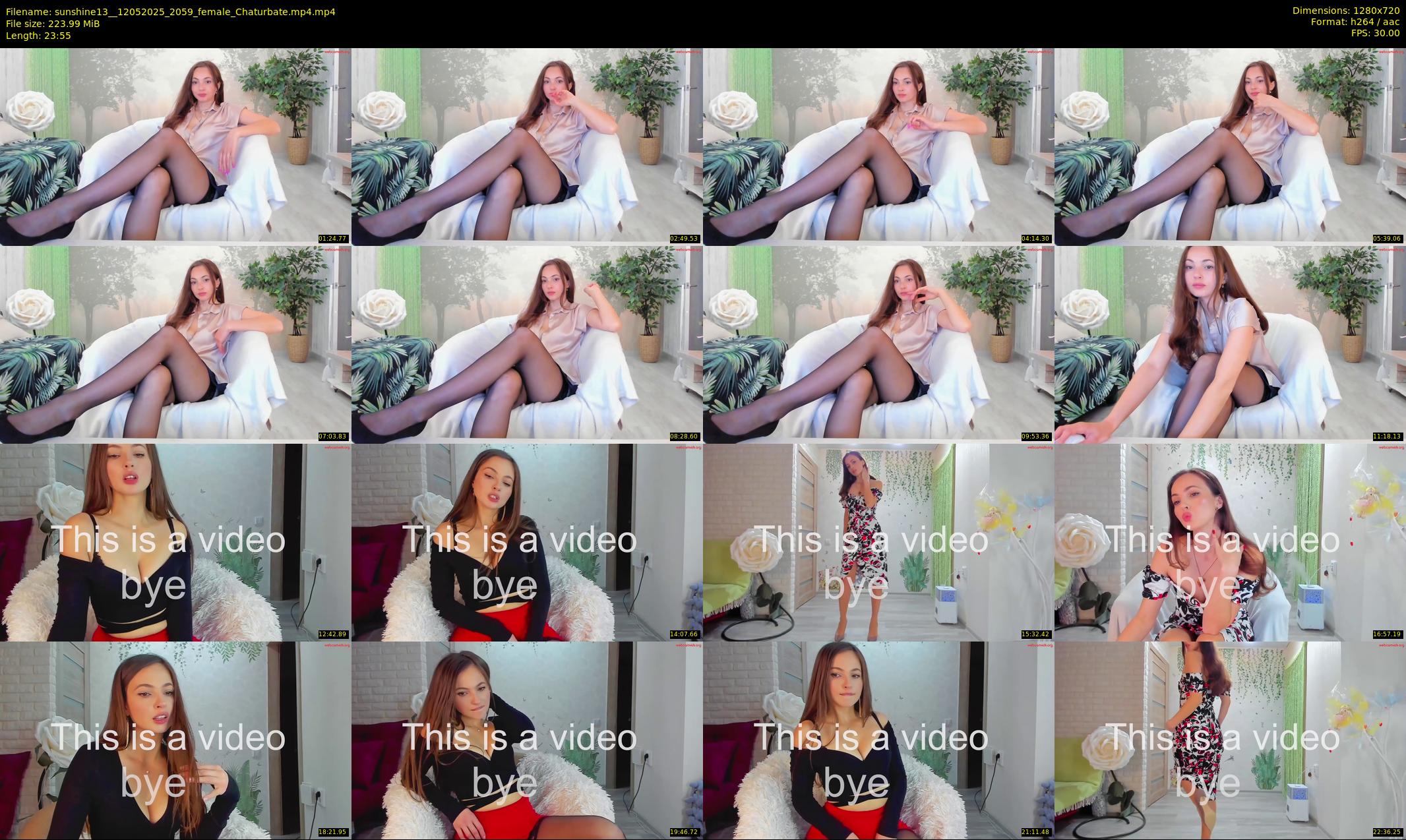 sunshine13_ — 24 minute Chaturbate female cam show recording, 720p, May 12, 2025