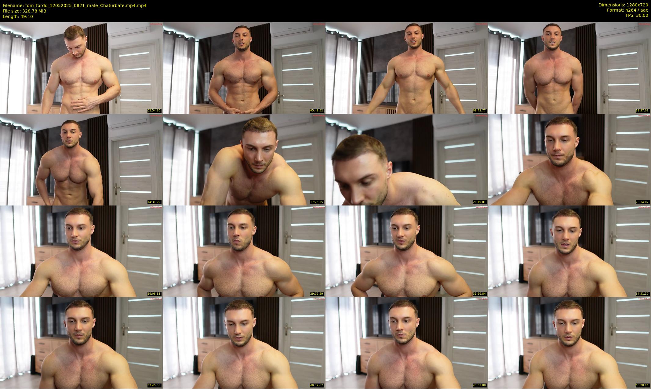 tom_fordd — 50 minute Chaturbate male cam show recording, 720p, May 12, 2025