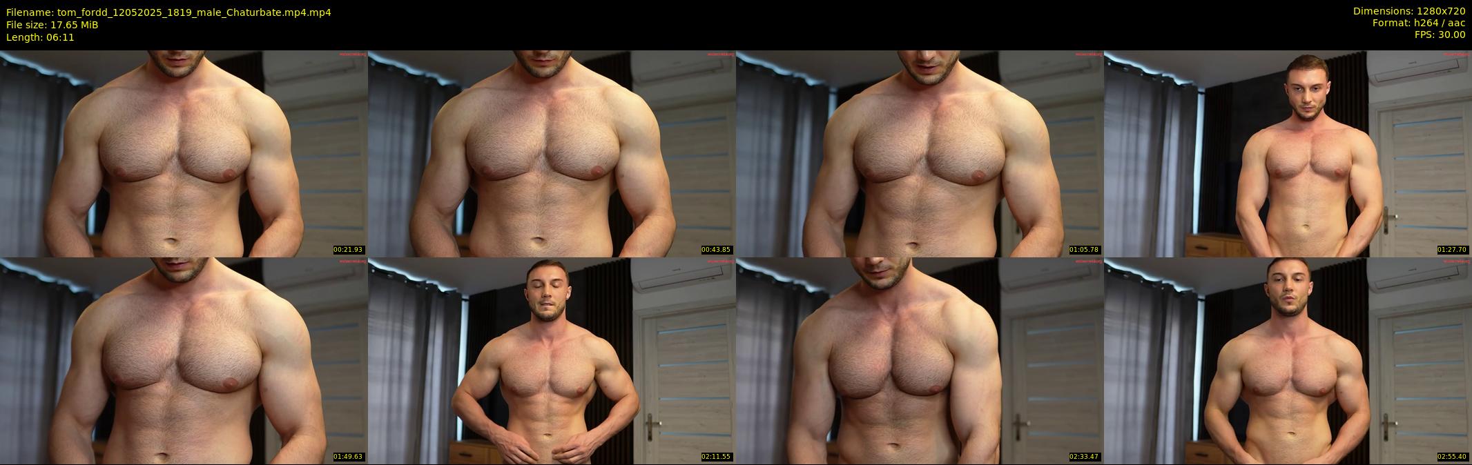 tom_fordd — 7 minute Chaturbate male cam show recording, 720p, May 12, 2025