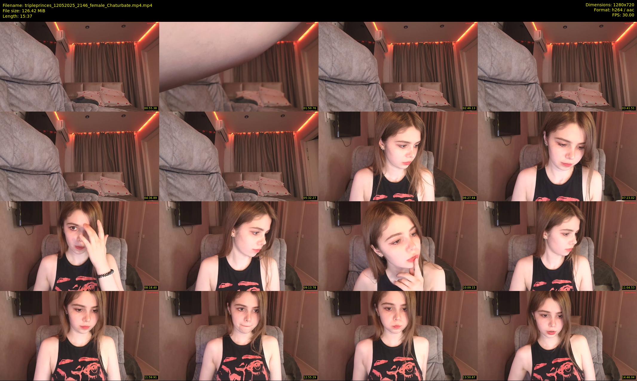 tripleprinces — 16 minute Chaturbate female cam show recording, 720p, May 12, 2025