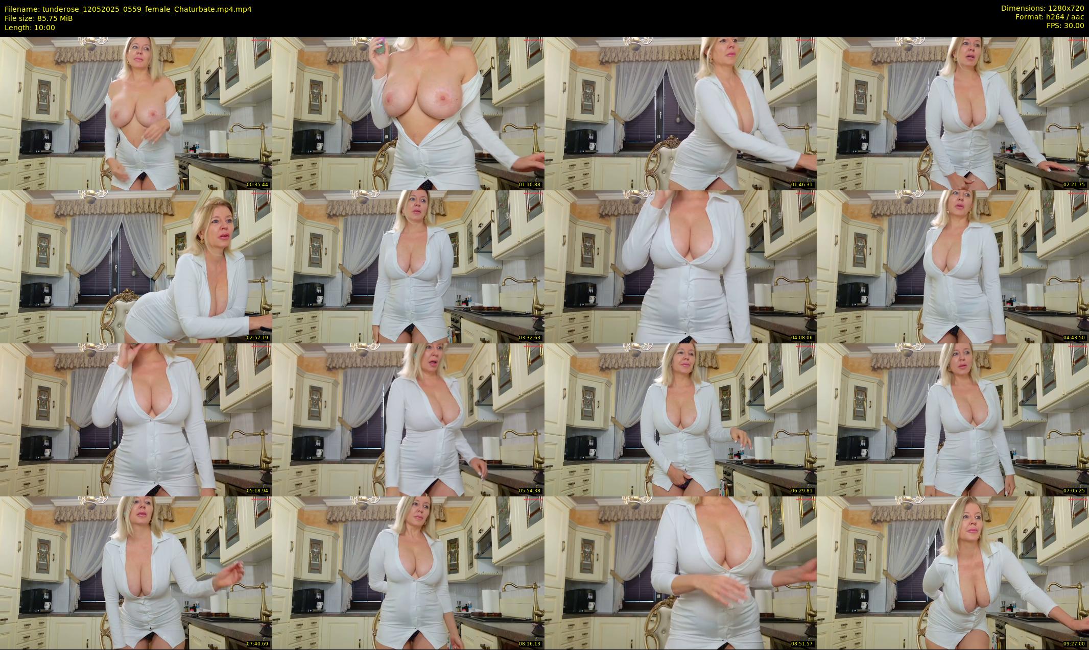 tunderose — 10 minute Chaturbate female cam show recording, 720p, May 12, 2025