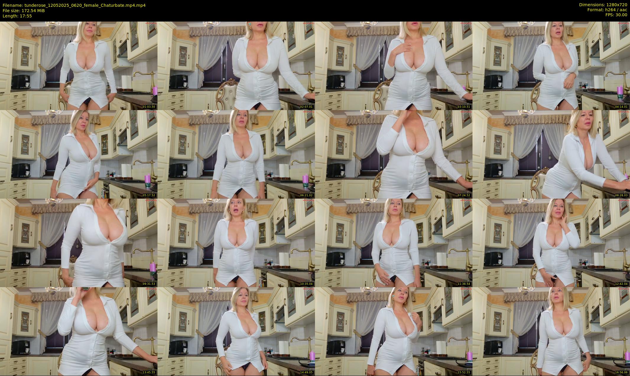 tunderose — 18 minute Chaturbate female cam show recording, 720p, May 12, 2025