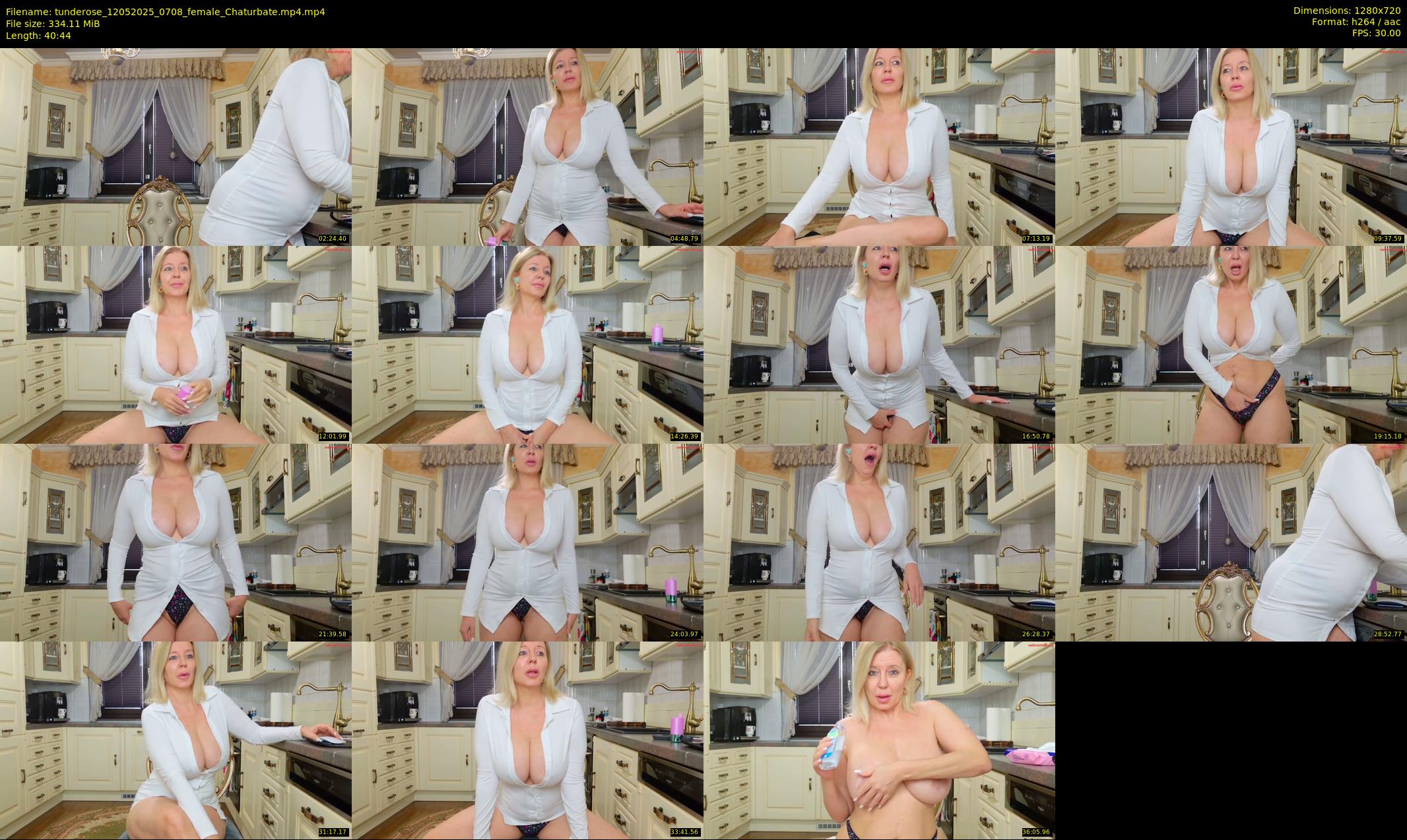 tunderose — 41 minute Chaturbate female cam show recording, 720p, May 12, 2025