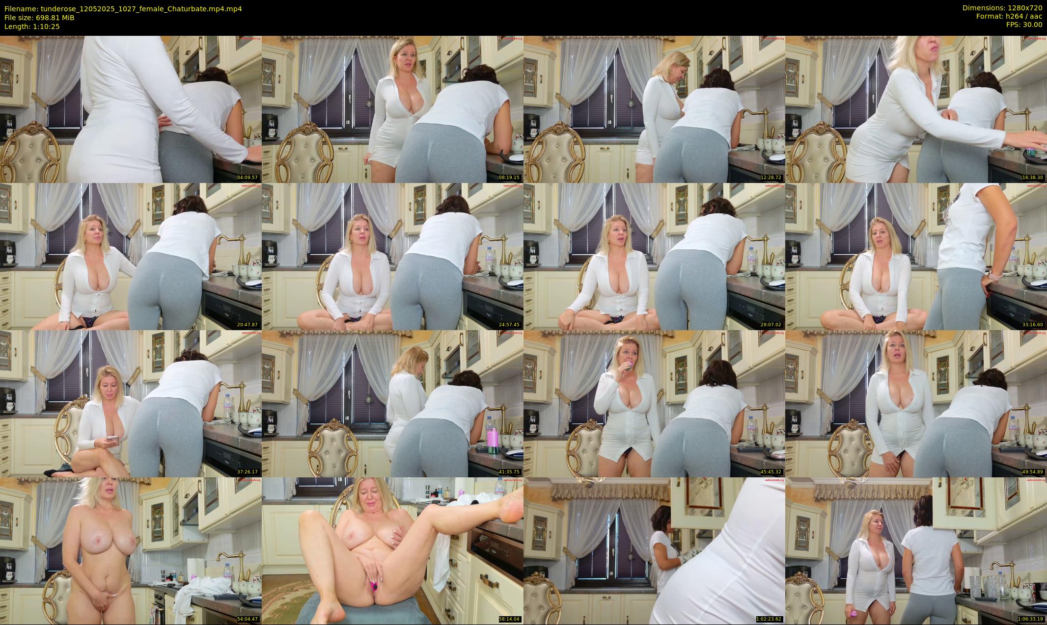 tunderose — 71 minute Chaturbate female cam show recording, 720p, May 12, 2025