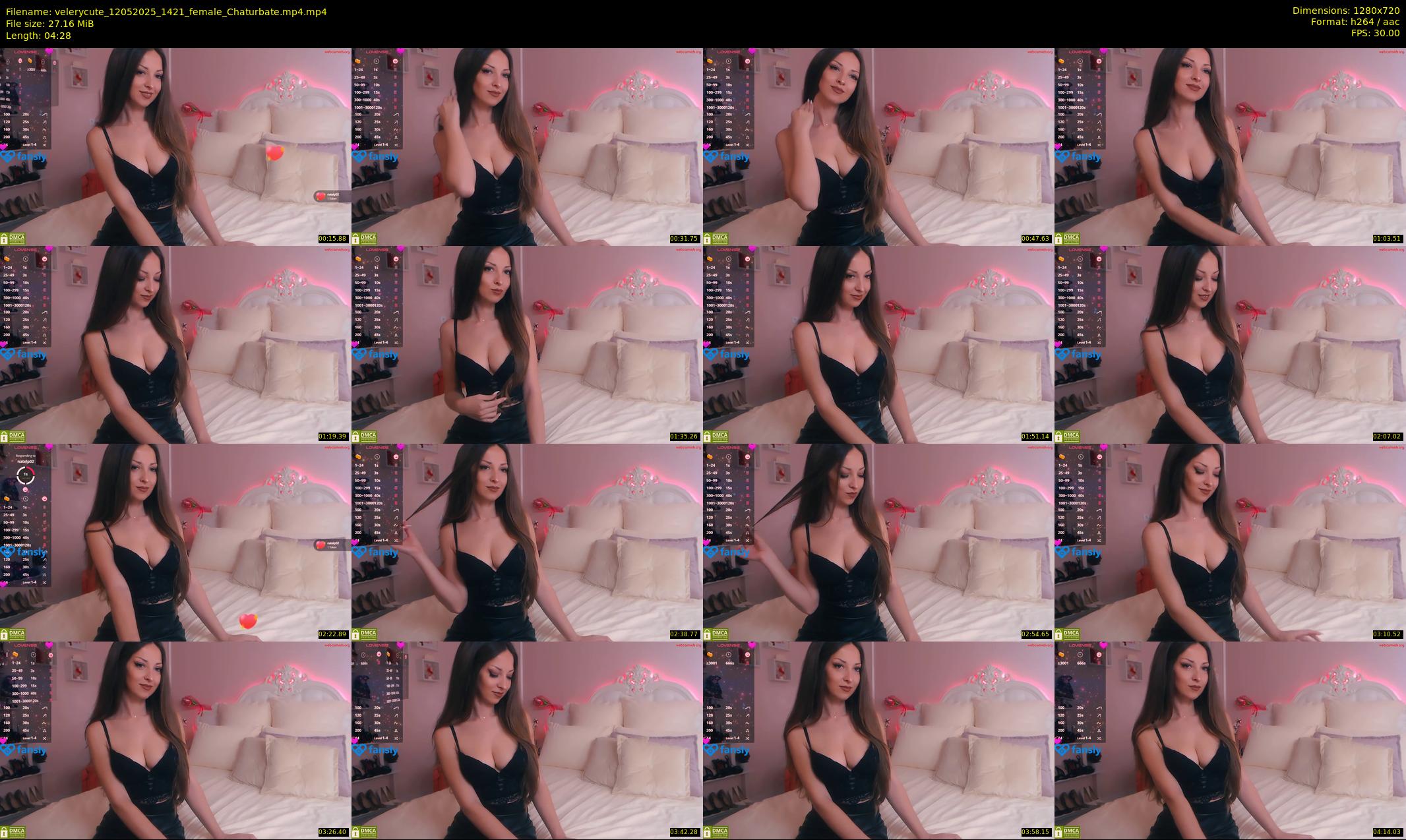 velerycute — 5 minute Chaturbate female cam show recording, 720p, May 12, 2025