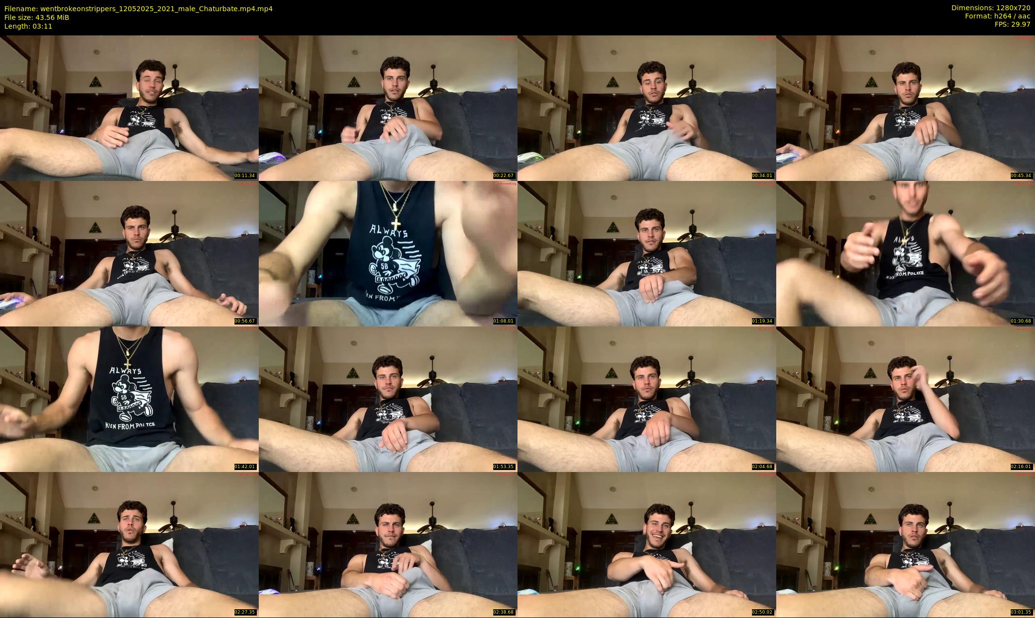 wentbrokeonstrippers — 4 minute Chaturbate male cam show recording, 720p, May 12, 2025