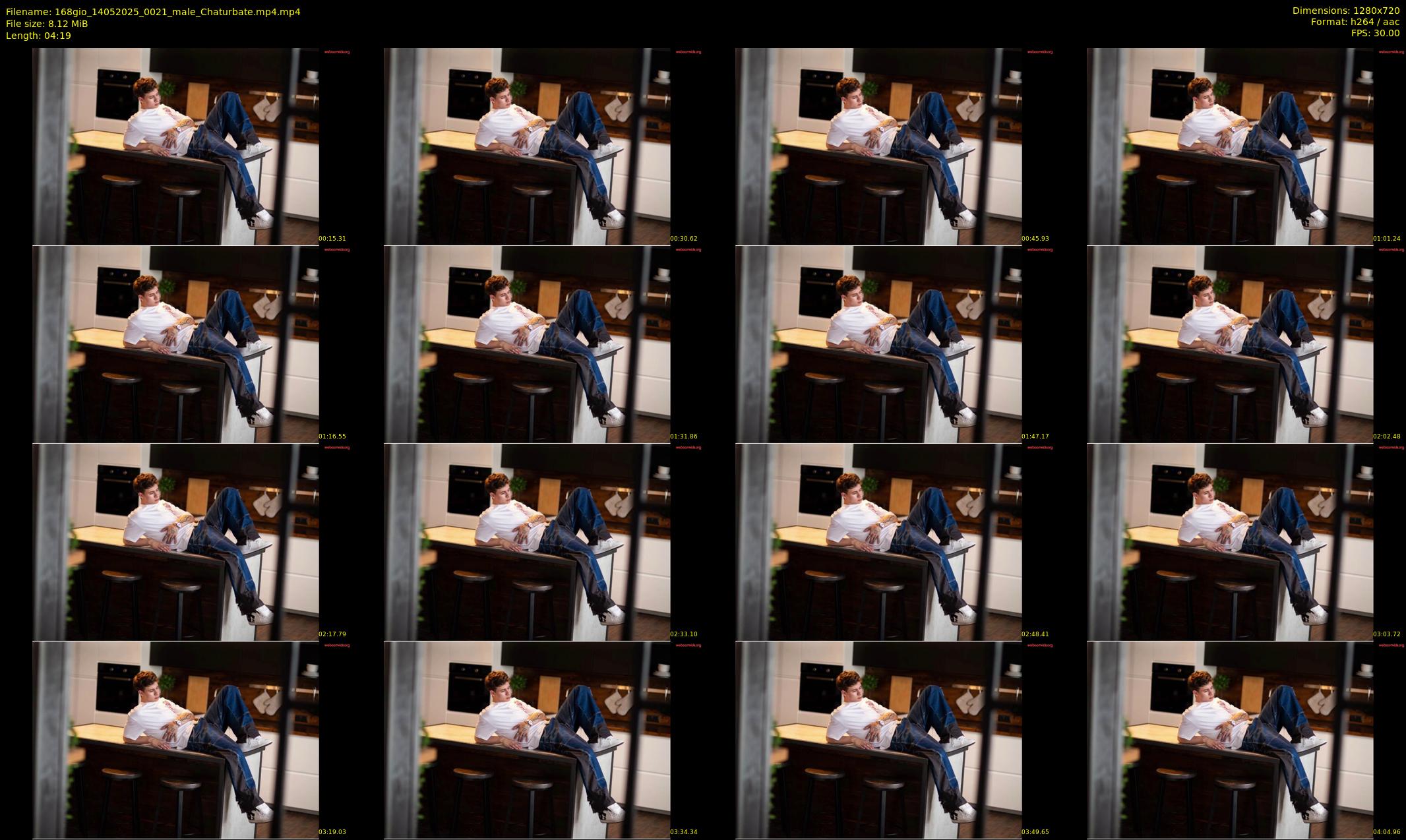 168gio — 5 minute Chaturbate male cam show recording, 720p, May 14, 2025