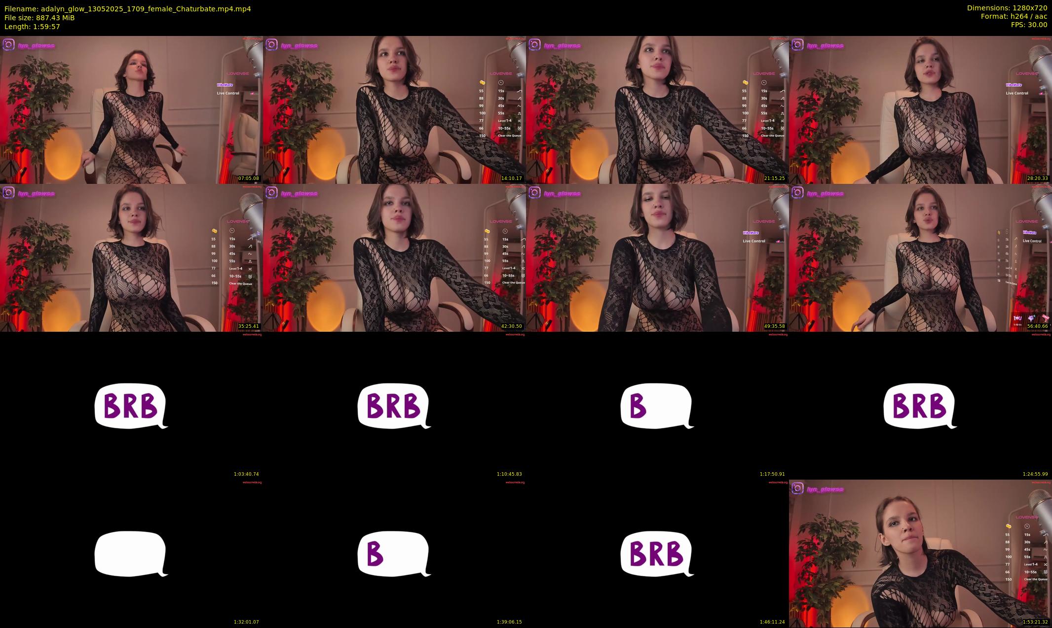 adalyn_glow — 120 minute Chaturbate female cam show recording, 720p, May 13, 2025