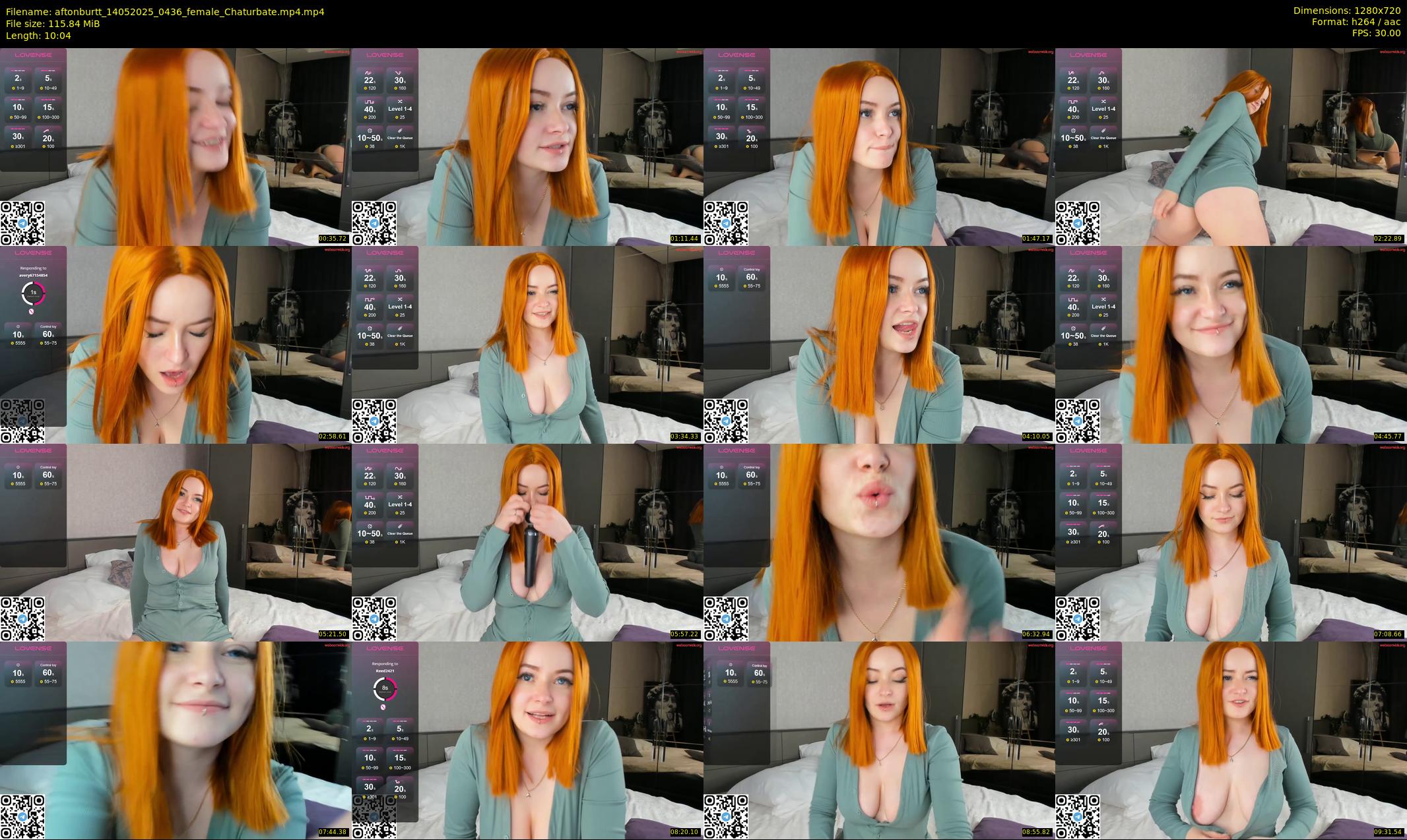 aftonburtt — 11 minute Chaturbate female cam show recording, 720p, May 14, 2025