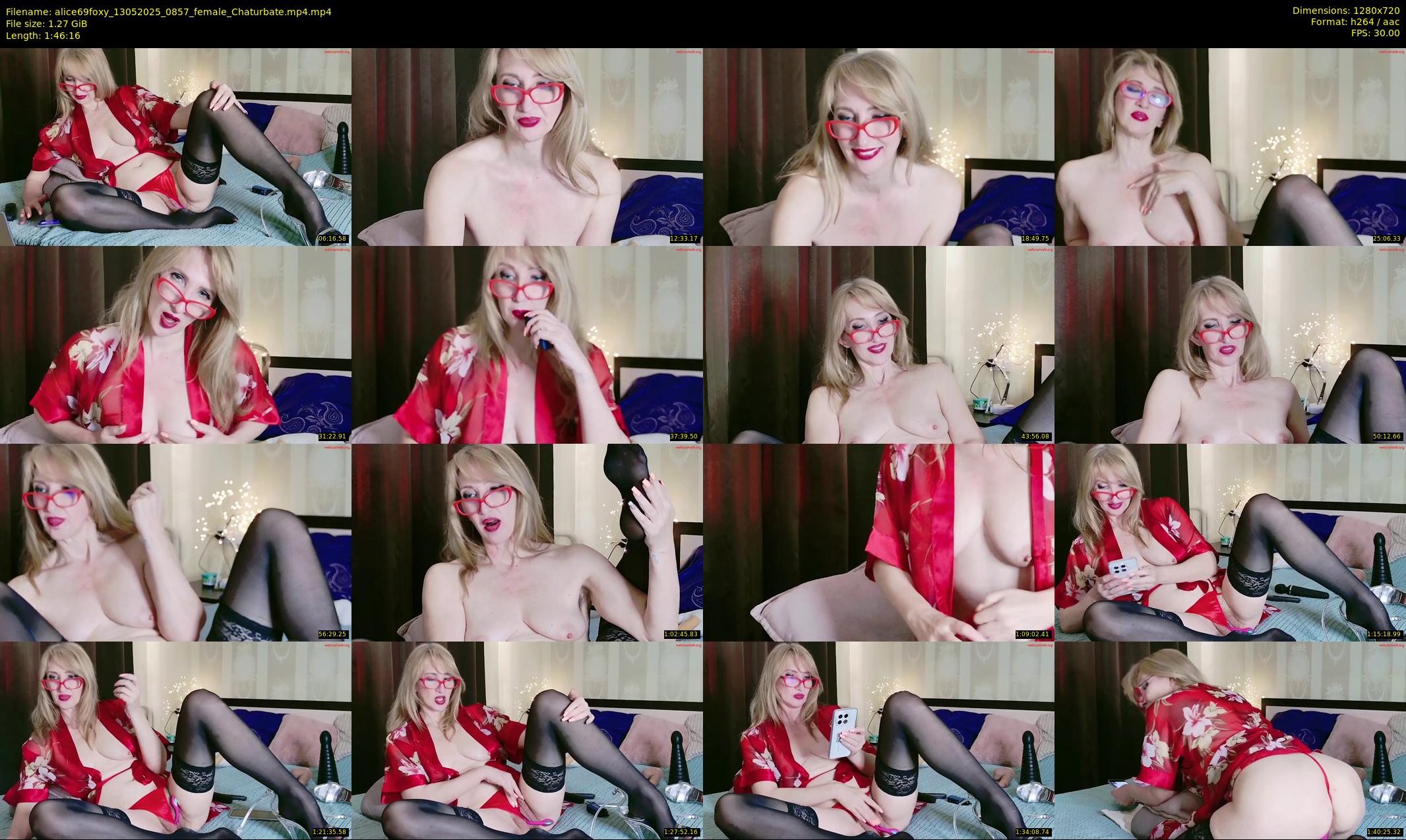 alice69foxy — 107 minute Chaturbate female cam show recording, 720p, May 13, 2025