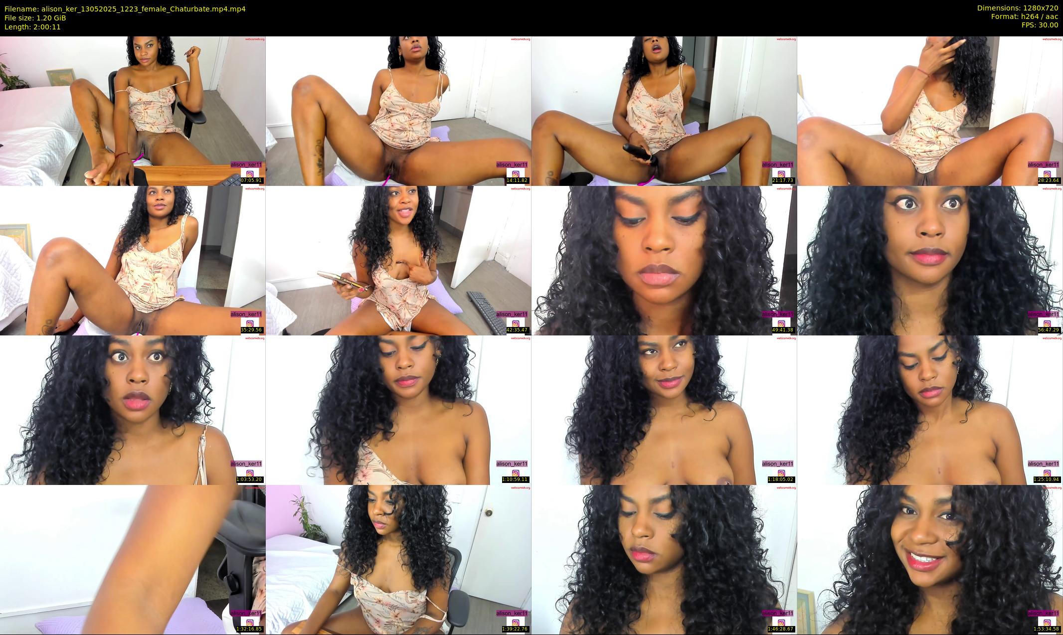 alison_ker — 121 minute Chaturbate female cam show recording, 720p, May 13, 2025
