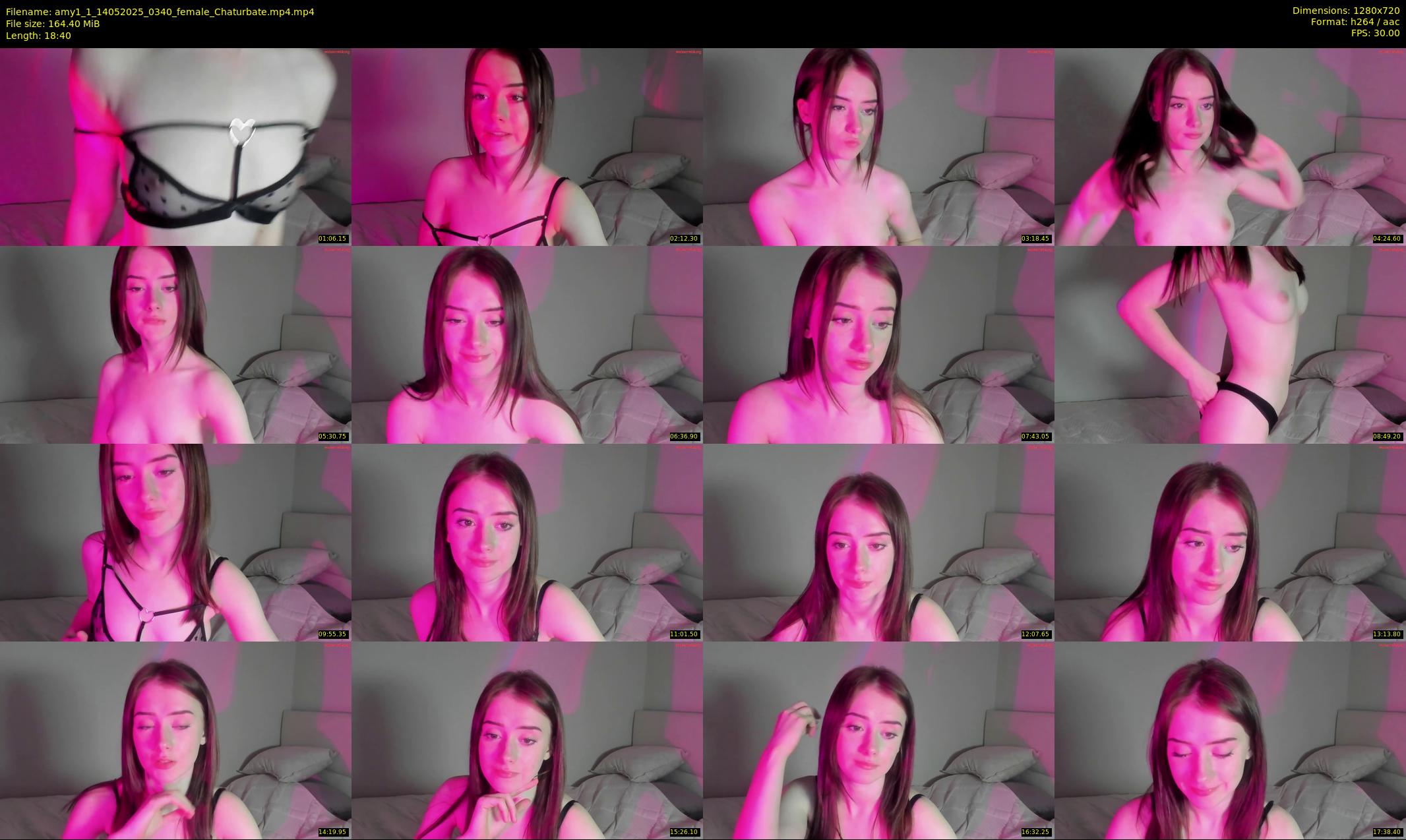 amy1_1 — 19 minute Chaturbate female cam show recording, 720p, May 14, 2025