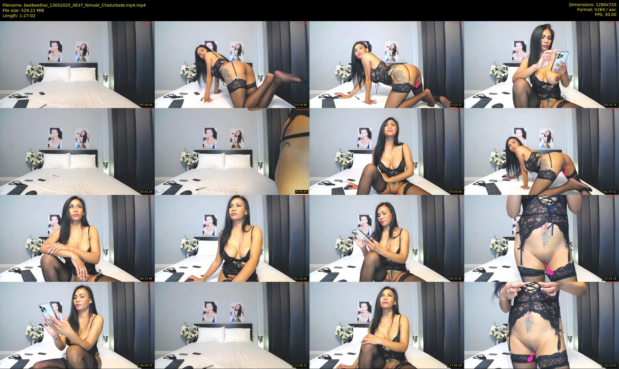 beebeethai — 88 minute Chaturbate female cam show recording, 720p, May 13, 2025