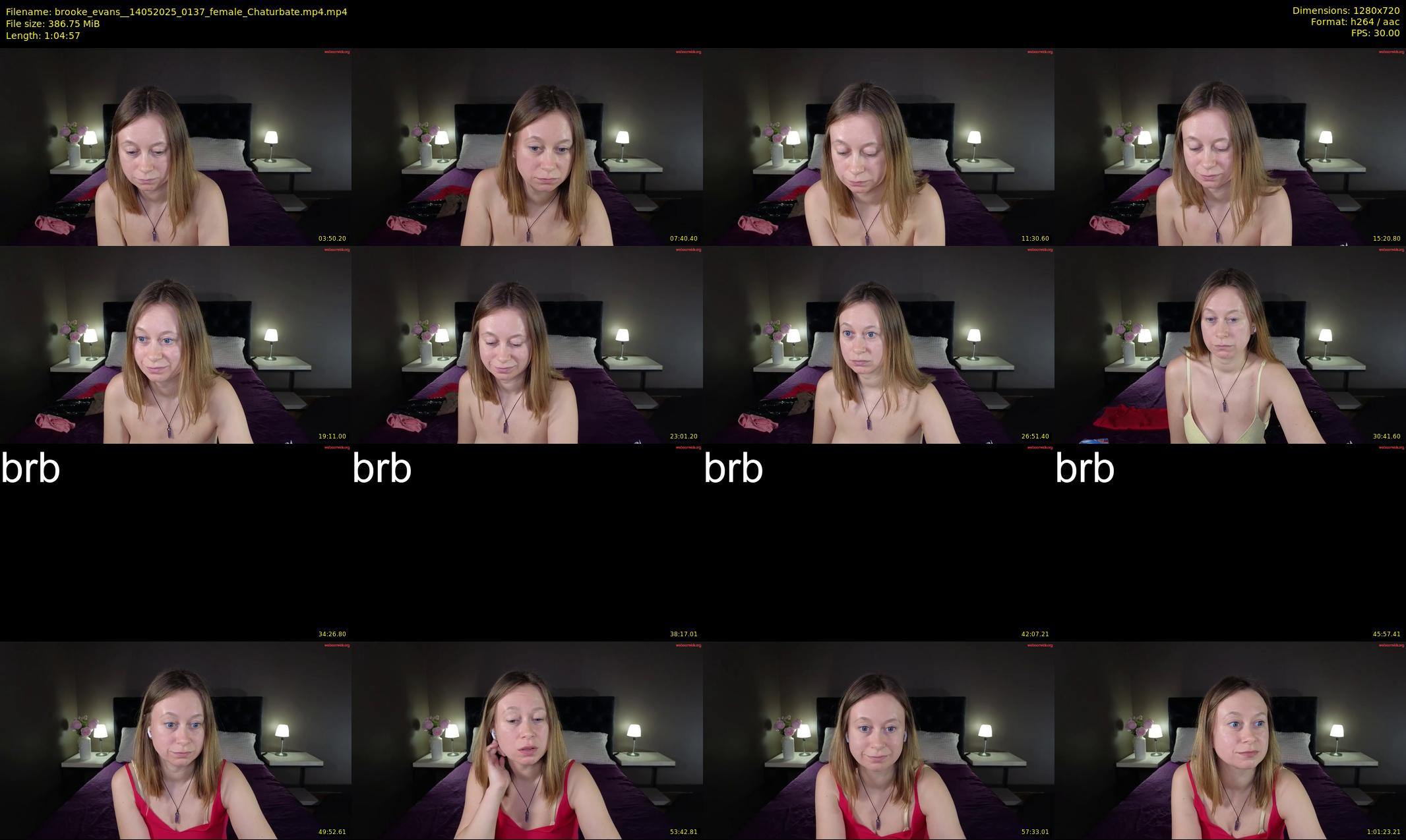 brooke_evans_ — 65 minute Chaturbate female cam show recording, 720p, May 14, 2025