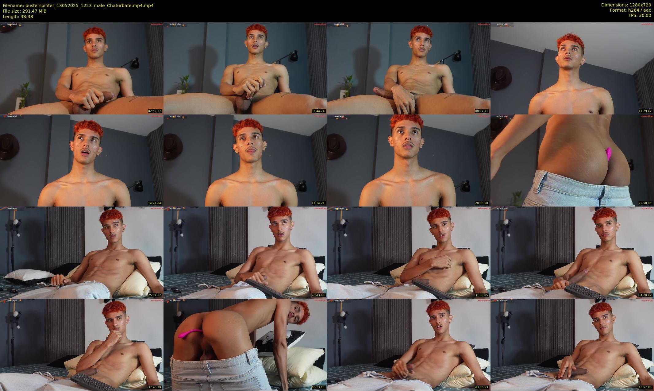 busterspinter — 49 minute Chaturbate male cam show recording, 720p, May 13, 2025