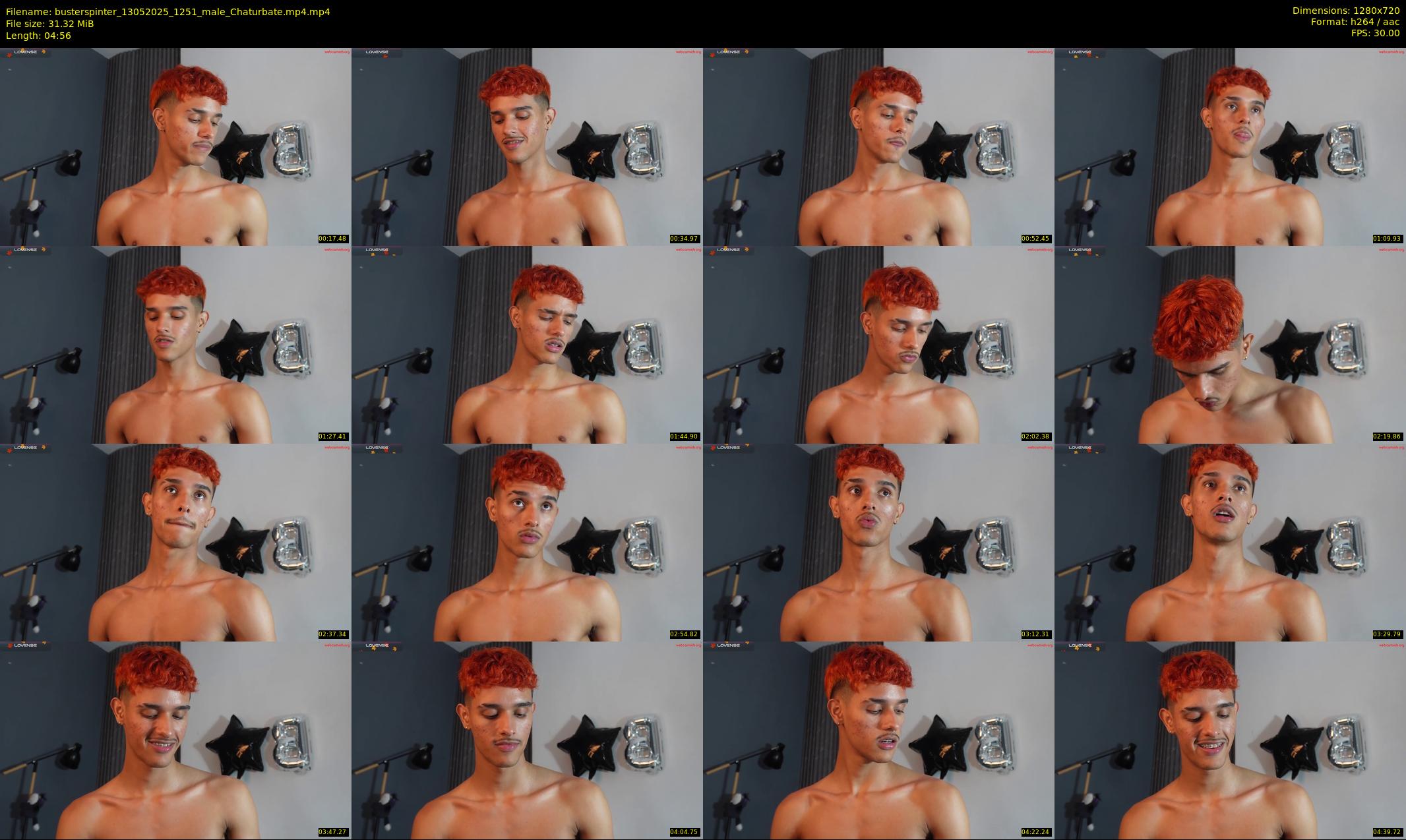 busterspinter — 5 minute Chaturbate male cam show recording, 720p, May 13, 2025