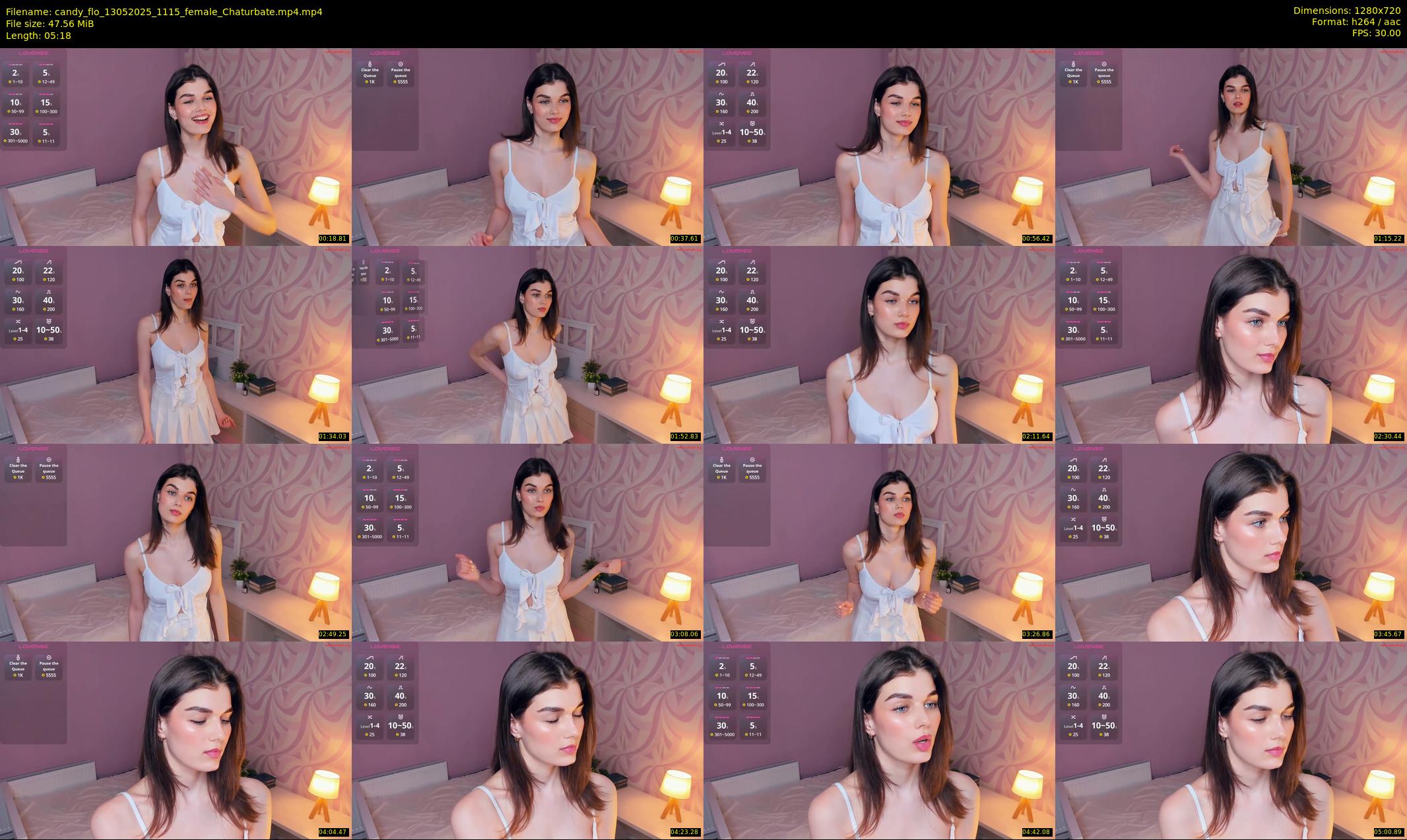 candy_flo — 6 minute Chaturbate female cam show recording, 720p, May 13, 2025