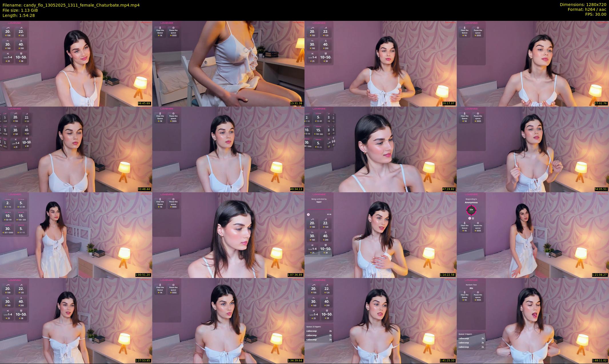 candy_flo — 115 minute Chaturbate female cam show recording, 720p, May 13, 2025