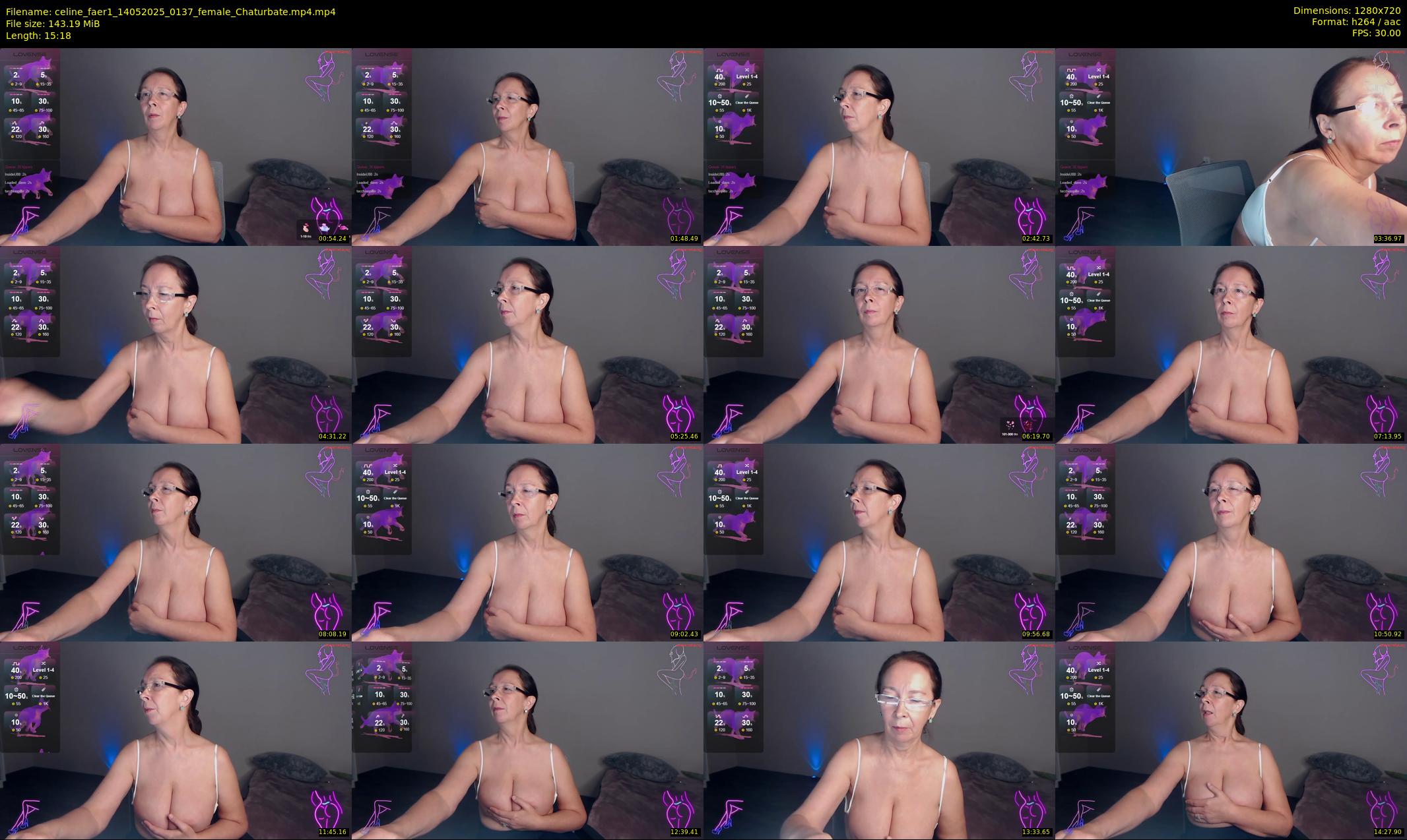 celine_faer1 — 16 minute Chaturbate female cam show recording, 720p, May 14, 2025