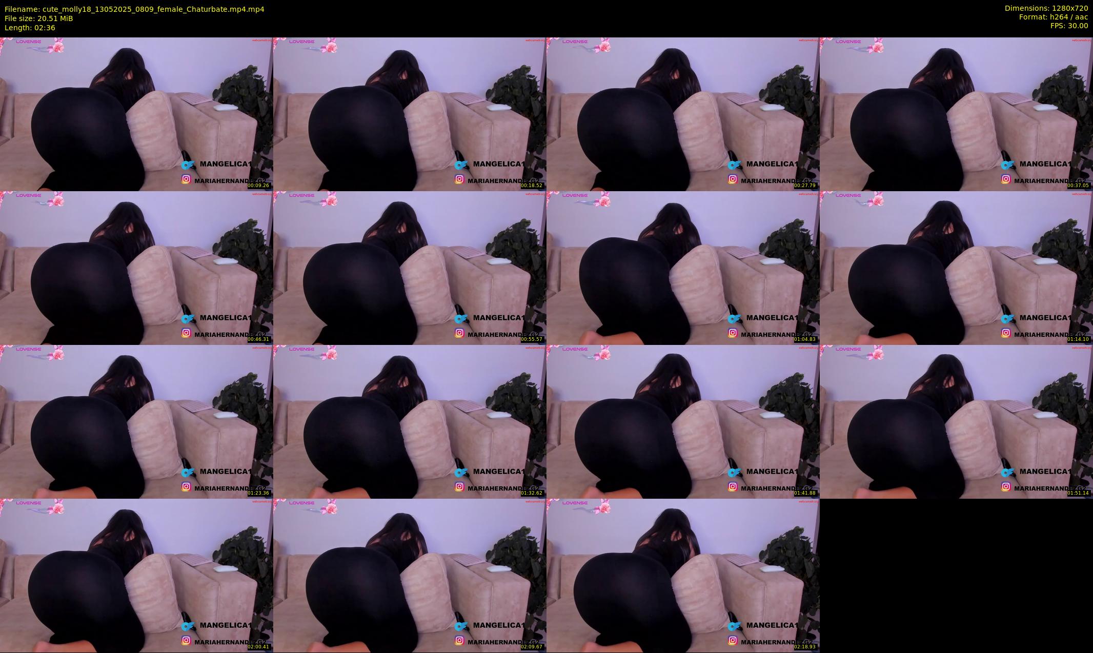 cute_molly18 — 3 minute Chaturbate female cam show recording, 720p, May 13, 2025