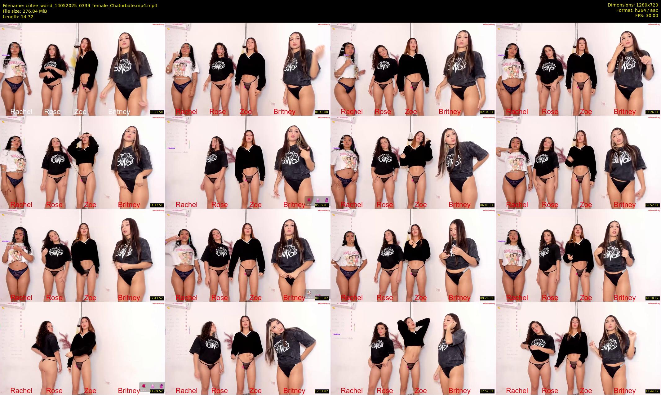cutee_world — 15 minute Chaturbate female cam show recording, 720p, May 14, 2025