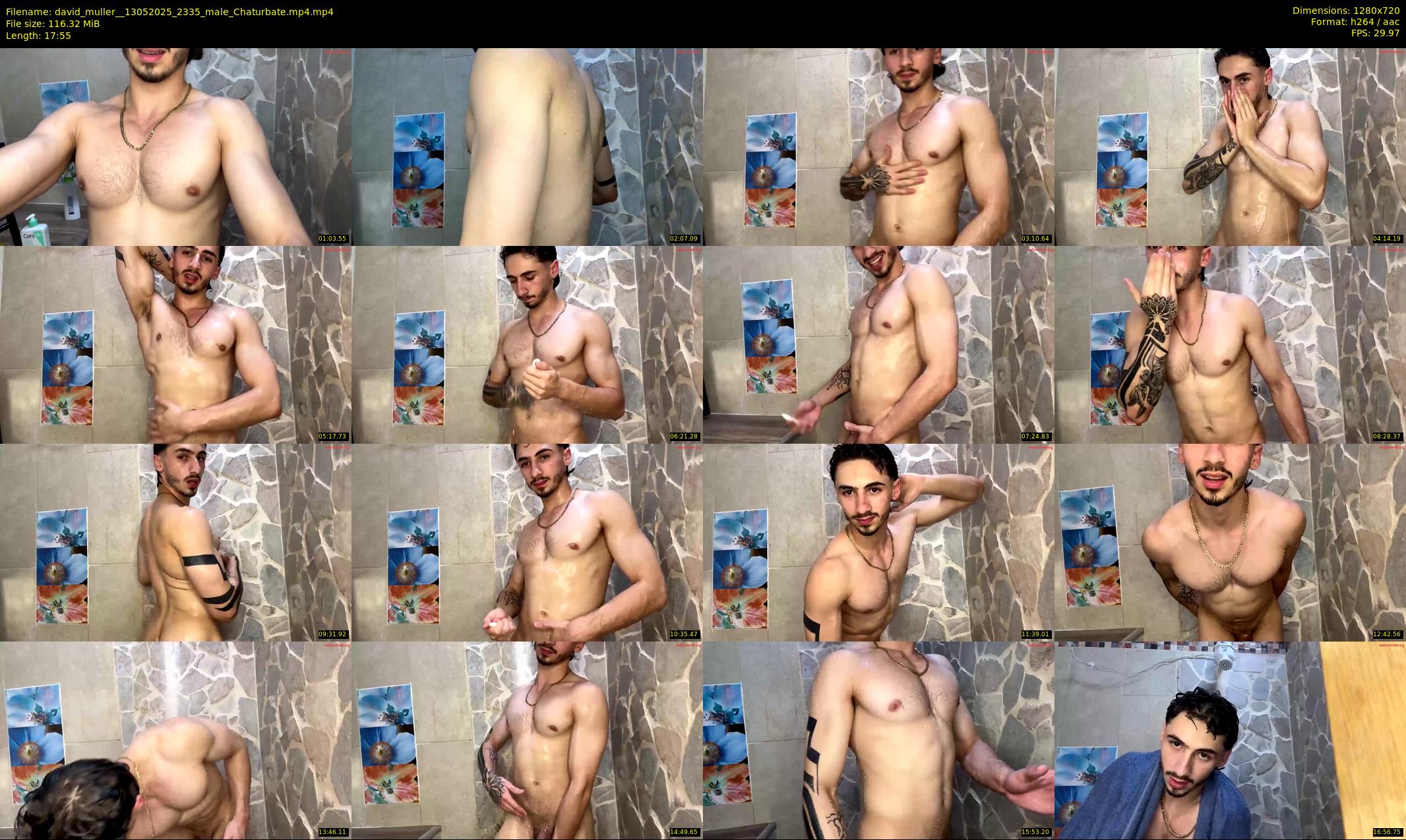 david_muller_ — 18 minute Chaturbate male cam show recording, 720p, May 13, 2025