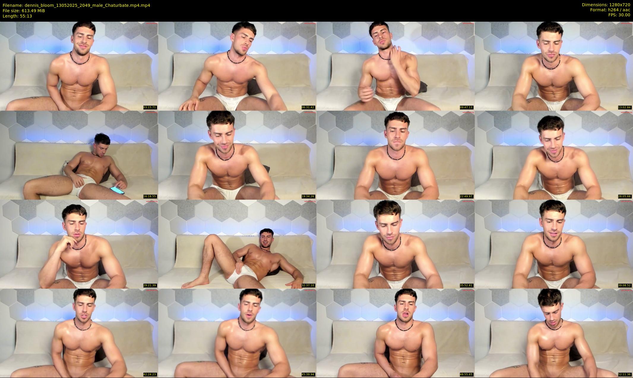 dennis_bloom — 56 minute Chaturbate male cam show recording, 720p, May 13, 2025