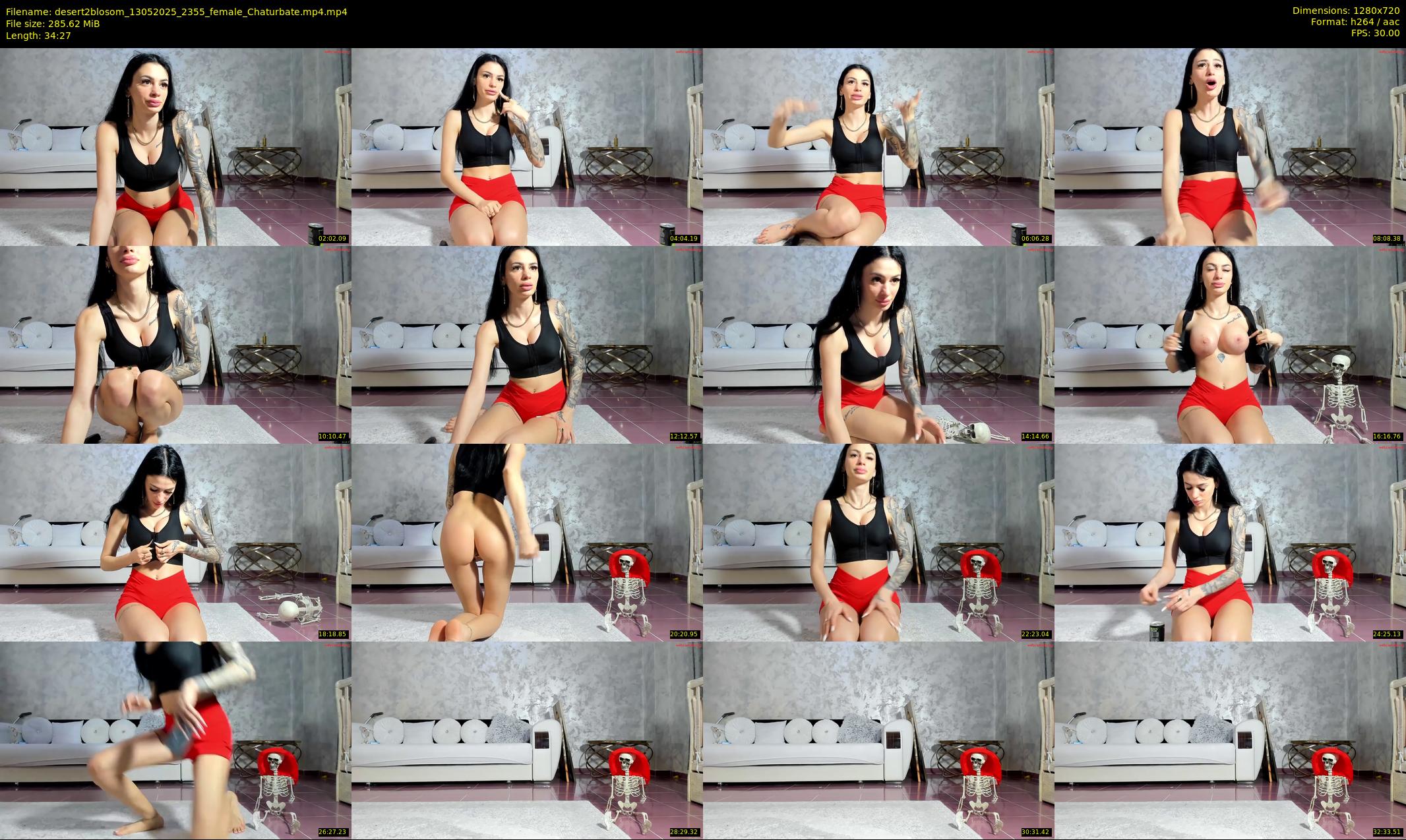 desert2blosom — 35 minute Chaturbate female cam show recording, 720p, May 13, 2025