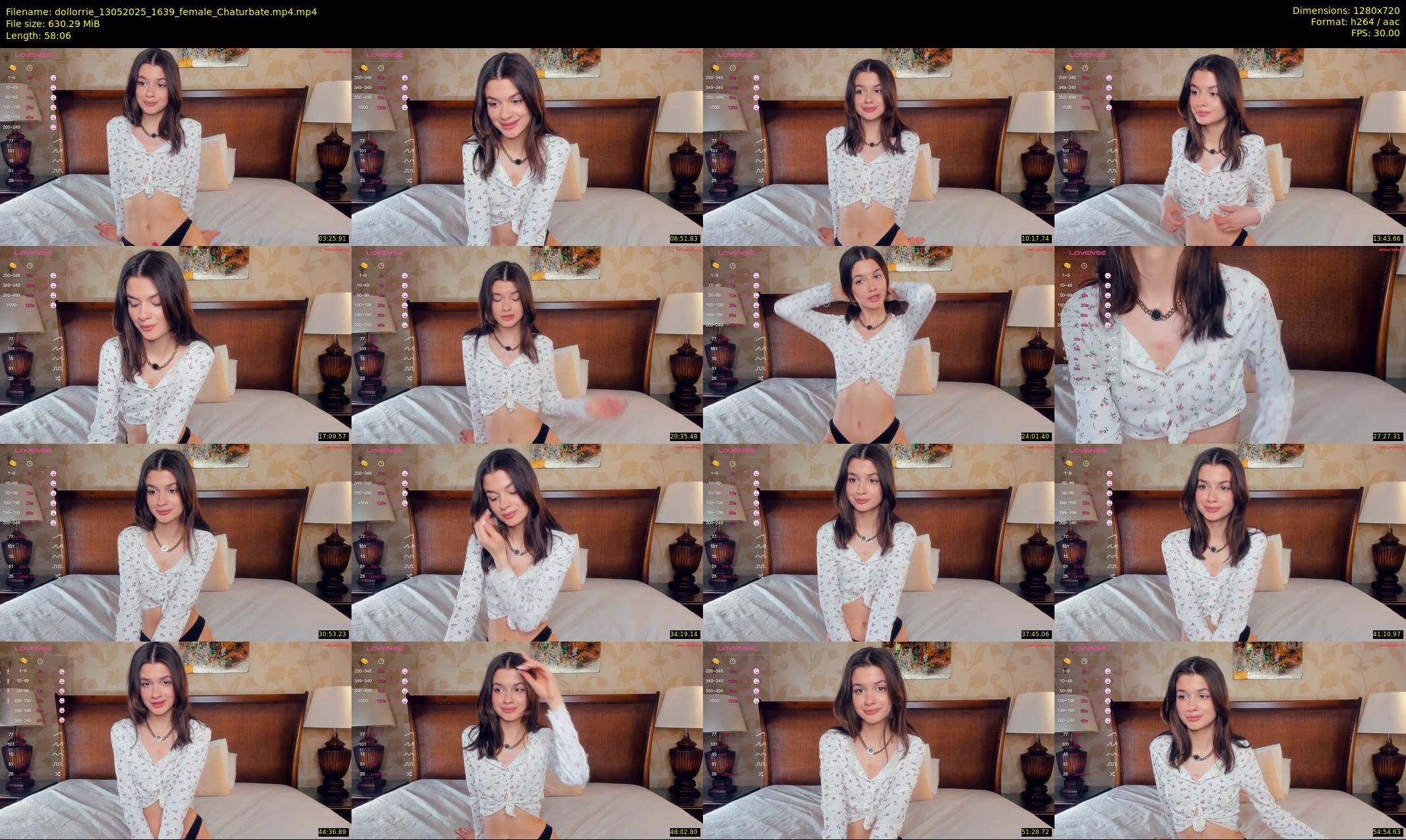dollorrie — 59 minute Chaturbate couple cam show recording, 720p, May 13, 2025