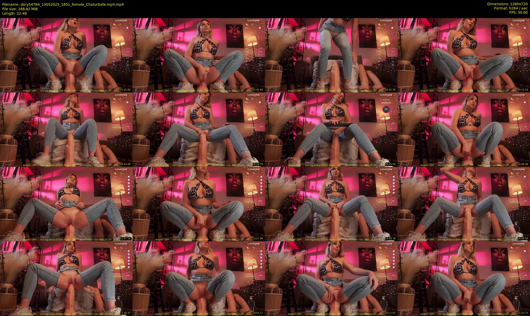 dory54784 — 23 minute Chaturbate female cam show recording, 720p, May 13, 2025