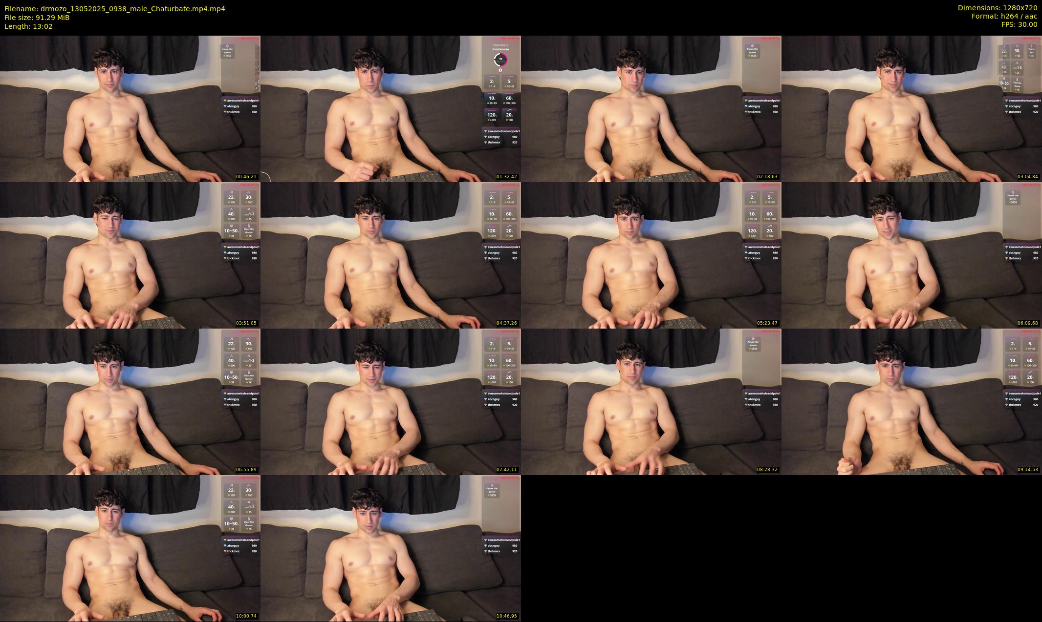drmozo — 14 minute Chaturbate male cam show recording, 720p, May 13, 2025