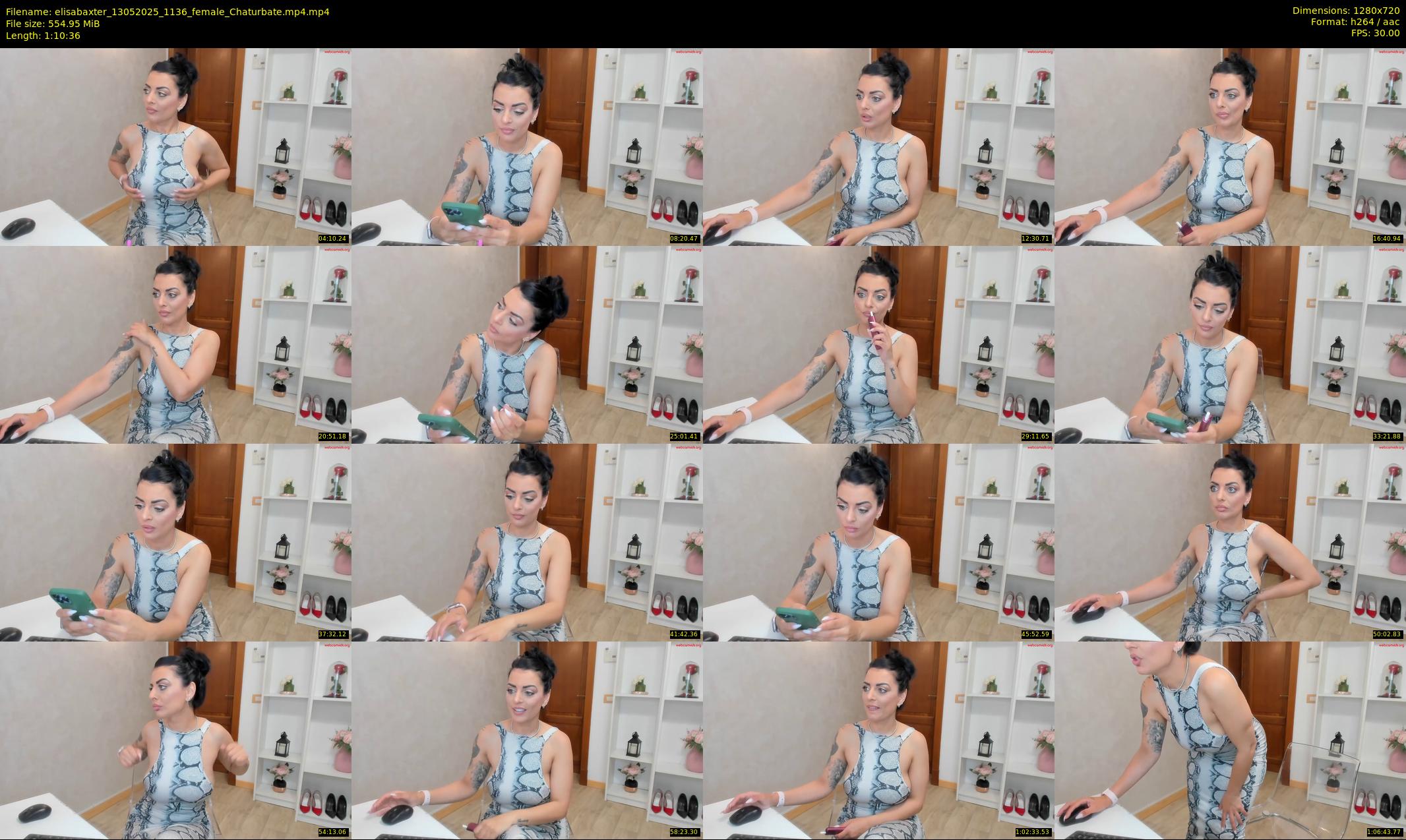 elisabaxter — 71 minute Chaturbate female cam show recording, 720p, May 13, 2025