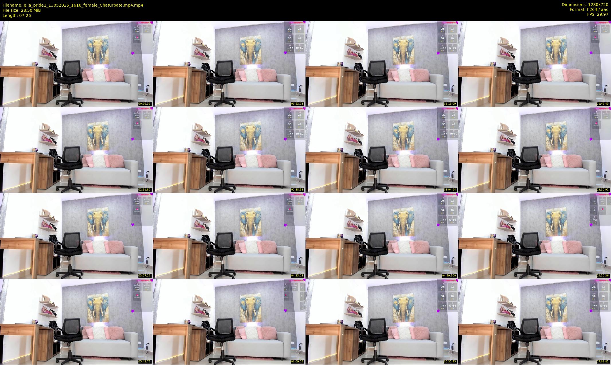 ella_pride1 — 8 minute Chaturbate female cam show recording, 720p, May 13, 2025