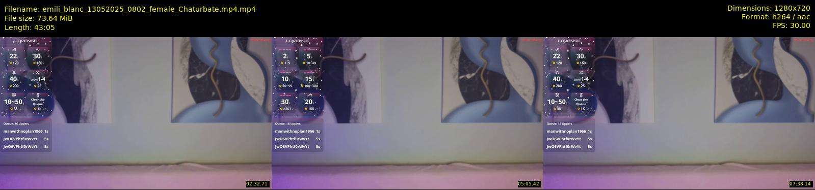 emili_blanc — 44 minute Chaturbate female cam show recording, 720p, May 13, 2025