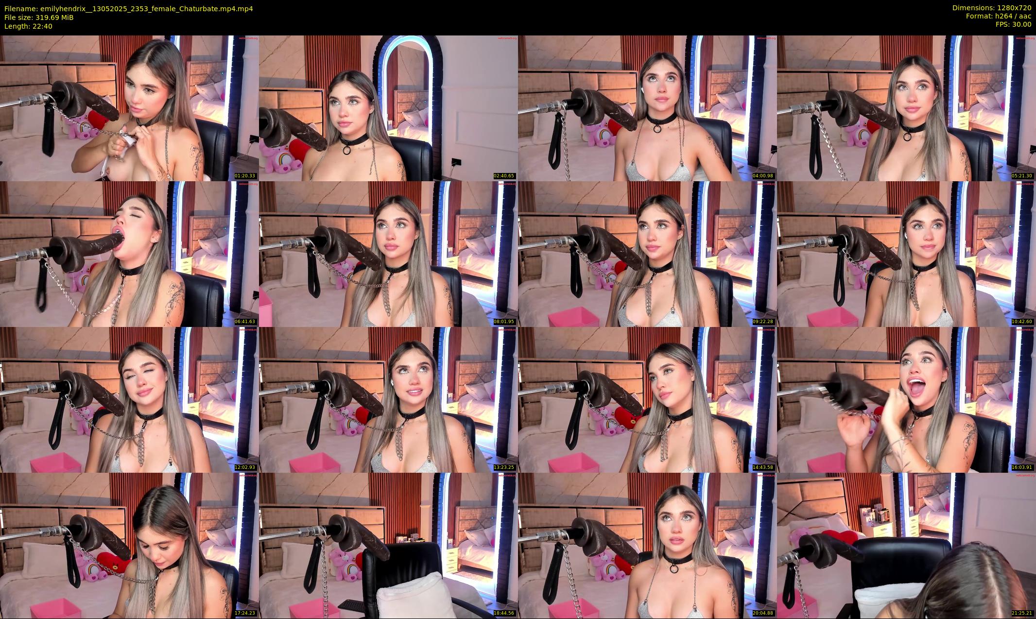 emilyhendrix_ — 23 minute Chaturbate couple cam show recording, 720p, May 13, 2025