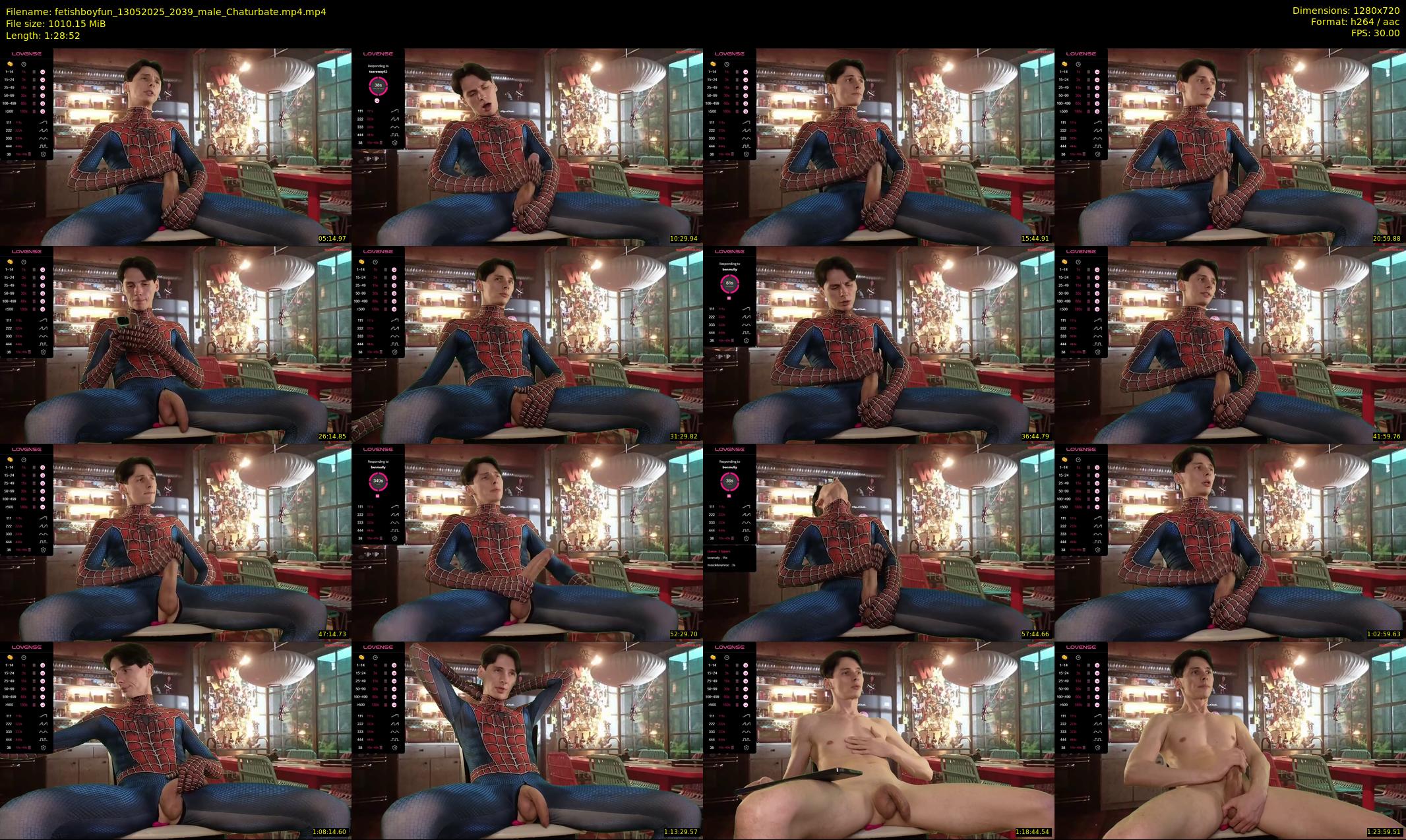 fetishboyfun — 89 minute Chaturbate male cam show recording, 720p, May 13, 2025