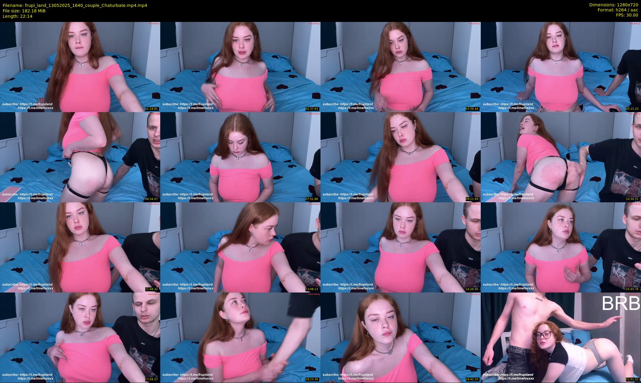 frupi_land — 23 minute Chaturbate couple cam show recording, 720p, May 13, 2025