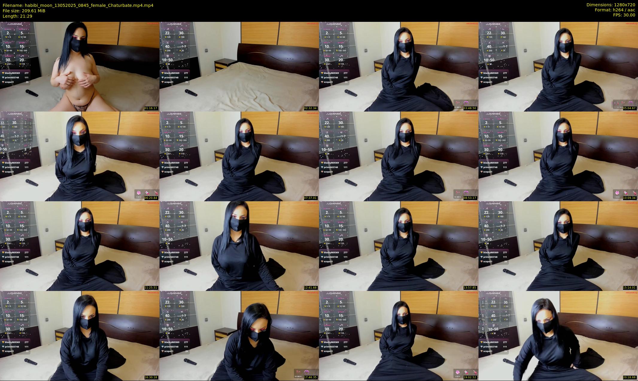 habibi_moon — 22 minute Chaturbate female cam show recording, 720p, May 13, 2025