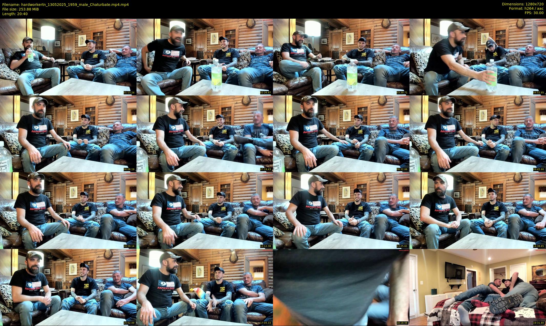 hardworkertn — 21 minute Chaturbate male cam show recording, 720p, May 13, 2025