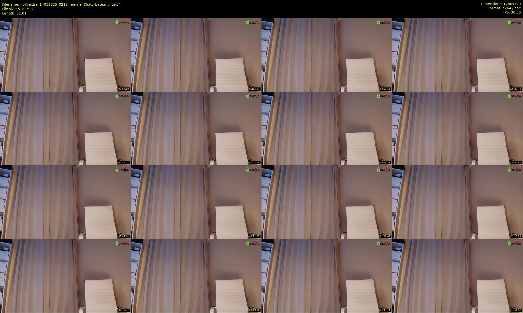 hollyextra — 3 minute Chaturbate female cam show recording, 720p, May 14, 2025