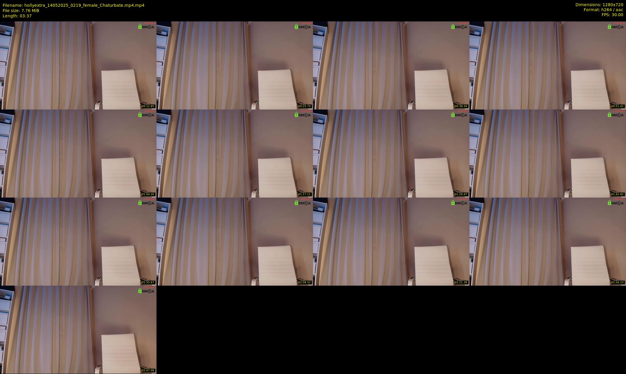 hollyextra — 4 minute Chaturbate female cam show recording, 720p, May 14, 2025