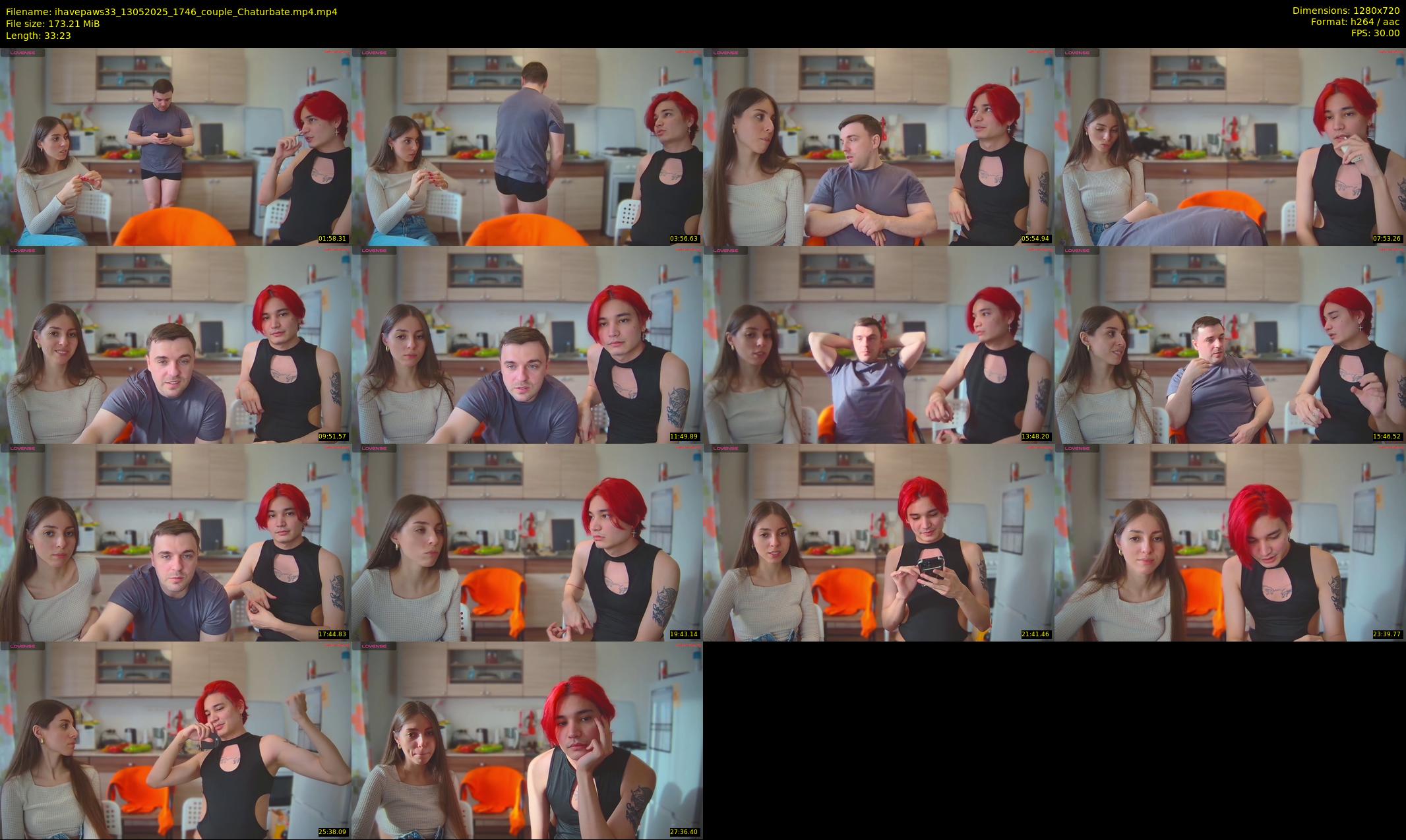 ihavepaws33 — 34 minute Chaturbate couple cam show recording, 720p, May 13, 2025