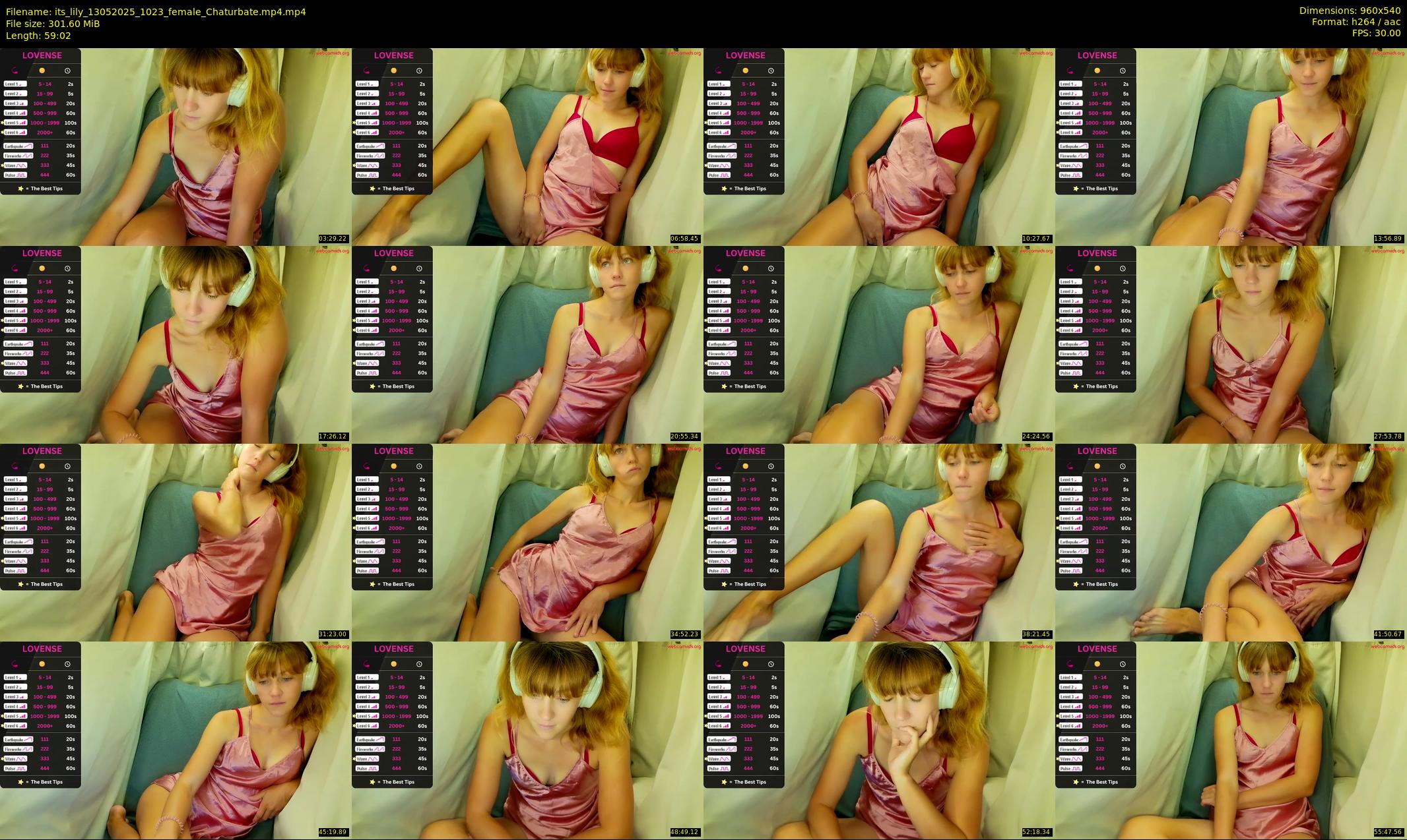 its_lily — 60 minute Chaturbate female cam show recording, 480p, May 13, 2025