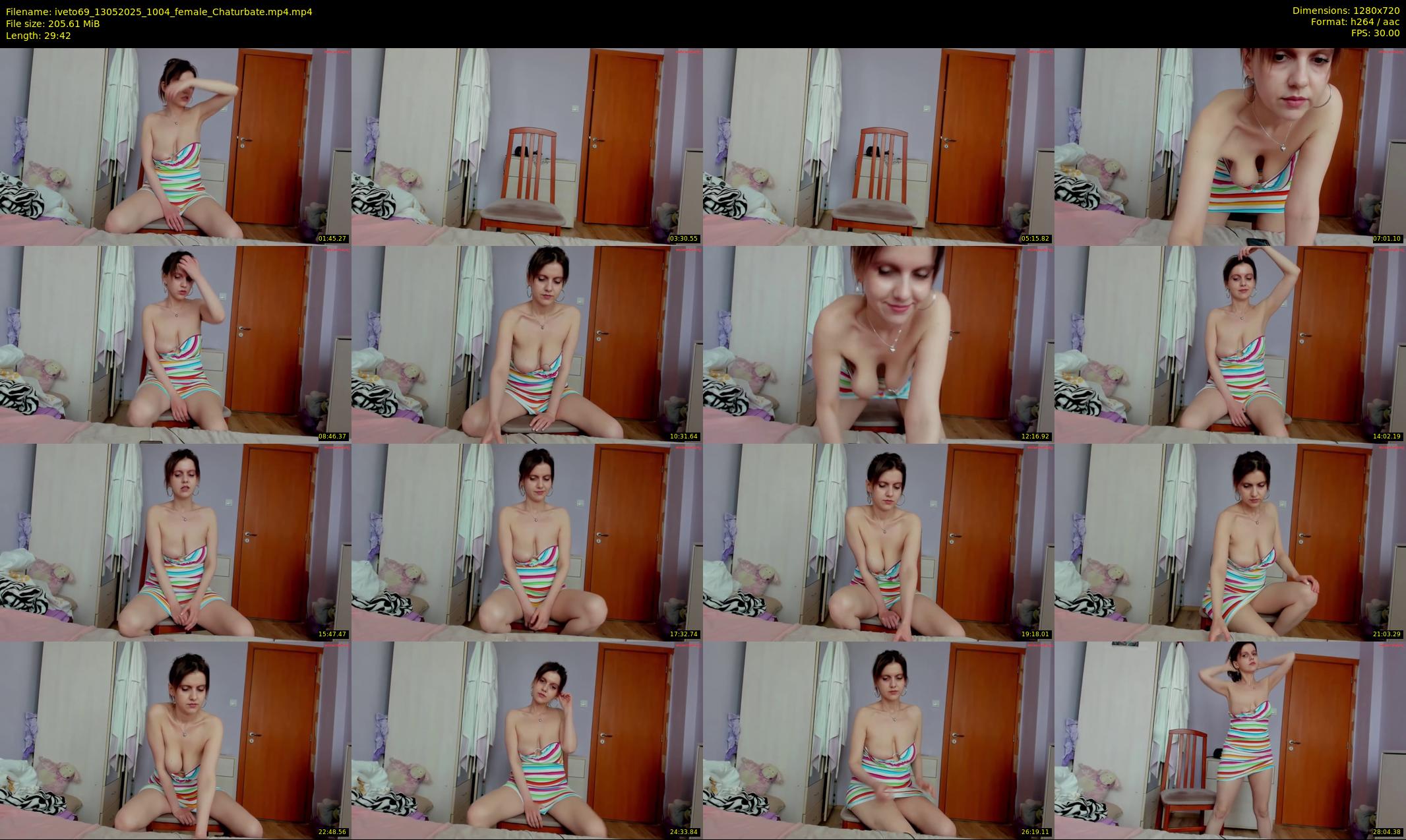 iveto69 — 30 minute Chaturbate female cam show recording, 720p, May 13, 2025
