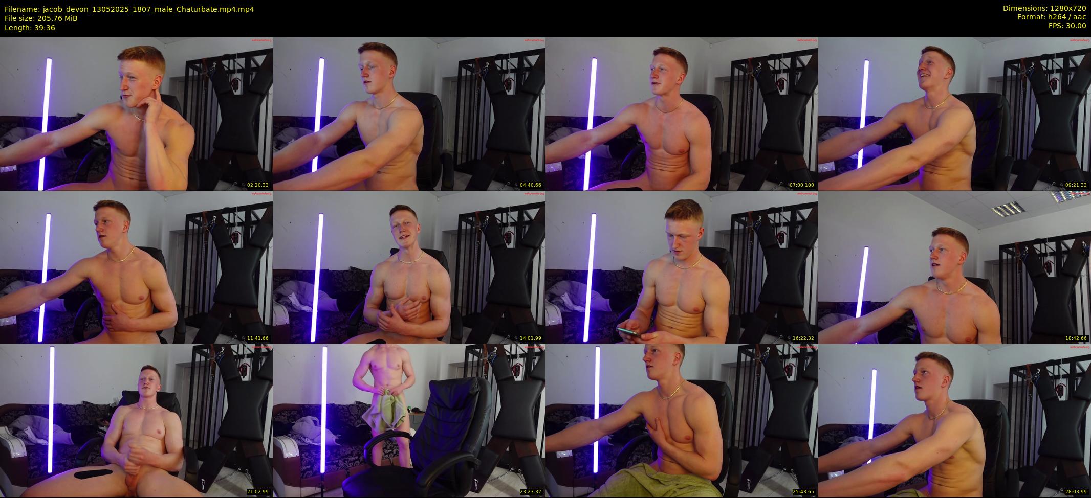 jacob_devon — 40 minute Chaturbate male cam show recording, 720p, May 13, 2025