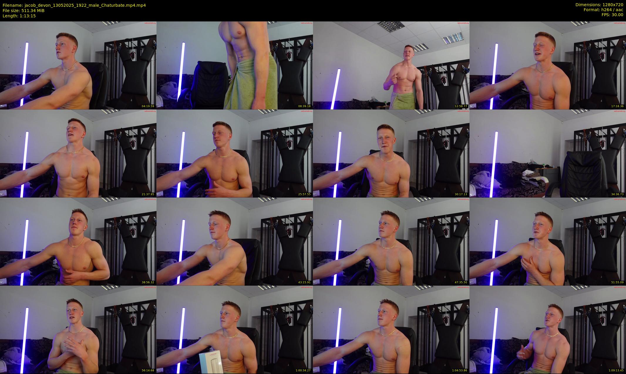 jacob_devon — 74 minute Chaturbate male cam show recording, 720p, May 13, 2025