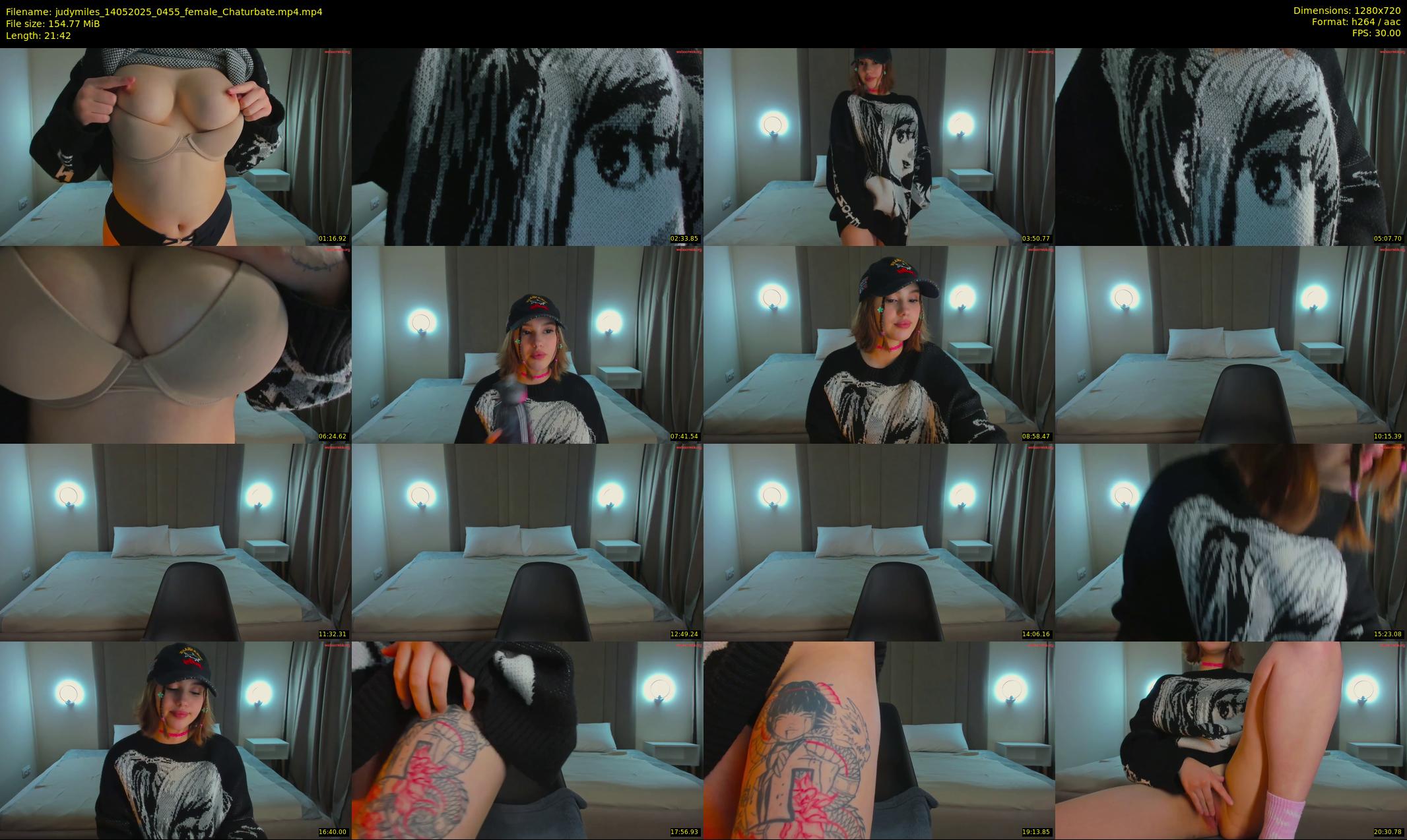 judymiles — 22 minute Chaturbate female cam show recording, 720p, May 14, 2025