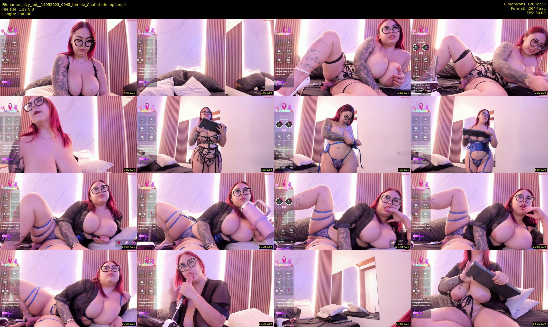 juicy_led_ — 120 minute Chaturbate female cam show recording, 720p, May 14, 2025