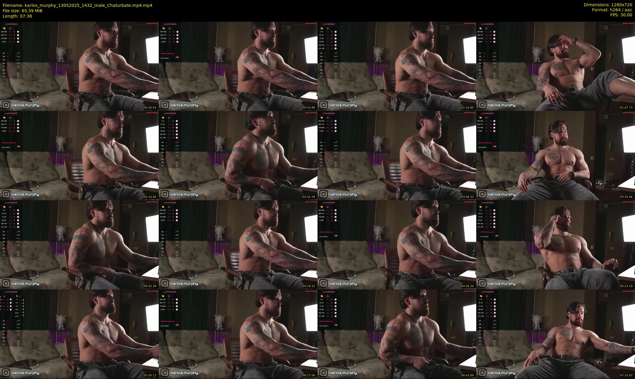 karlos_murphy — 8 minute Chaturbate male cam show recording, 720p, May 13, 2025