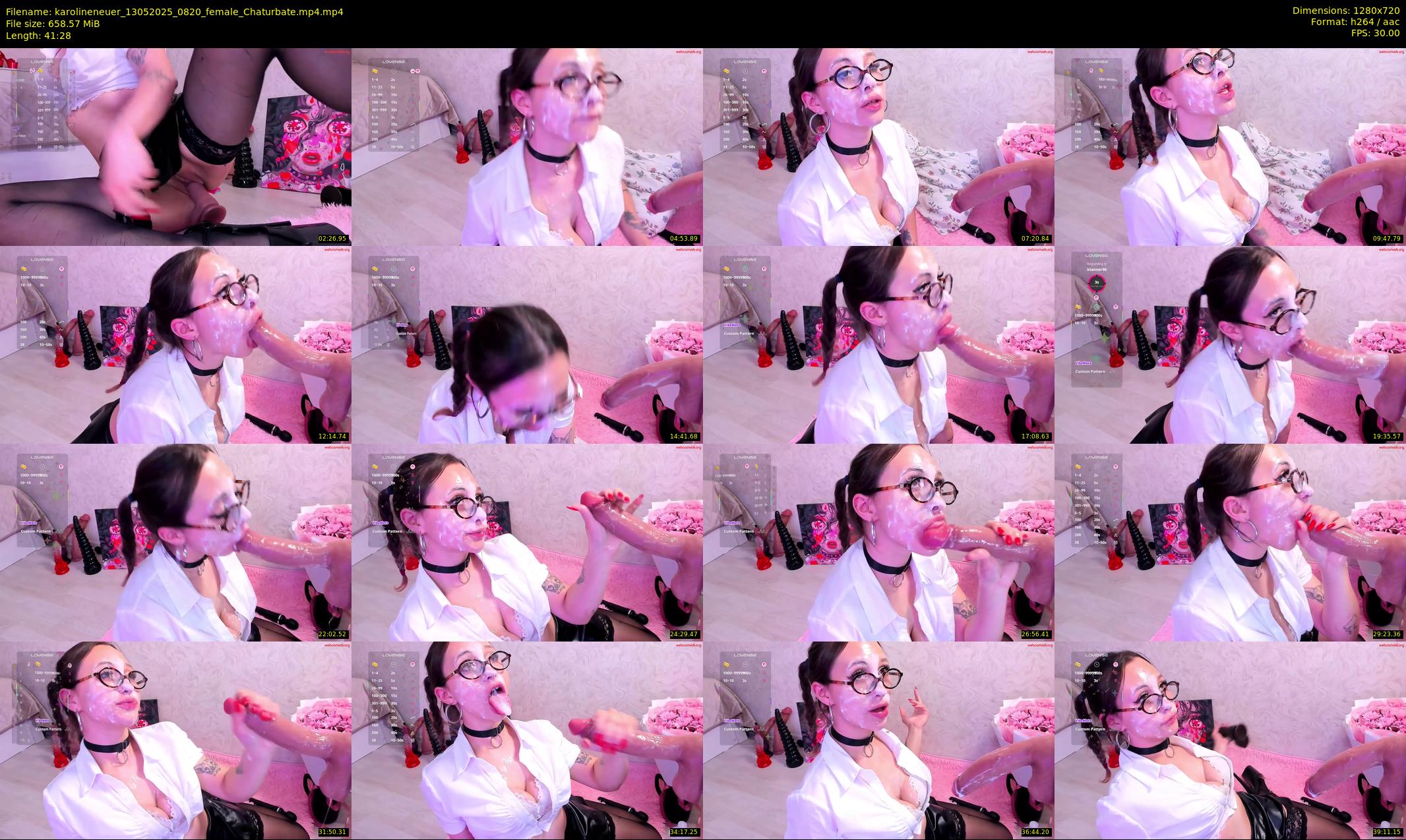 karolineneuer — 42 minute Chaturbate female cam show recording, 720p, May 13, 2025
